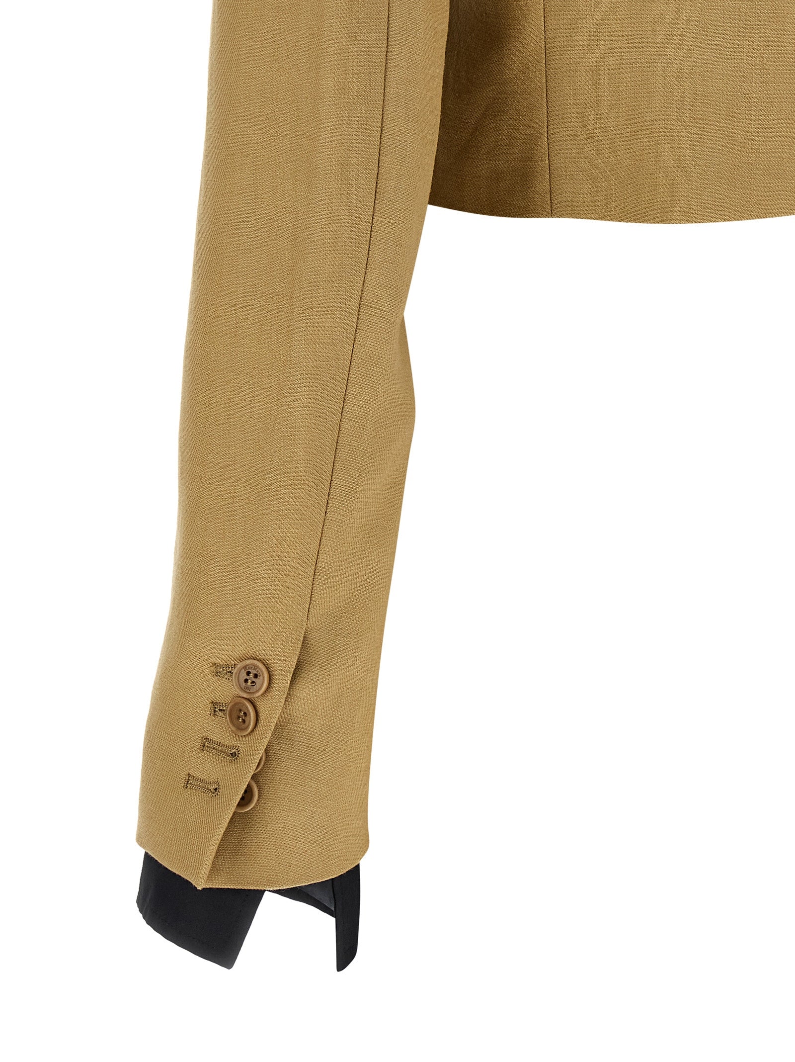 Max Mara Beige Linen Blazer Max Mara