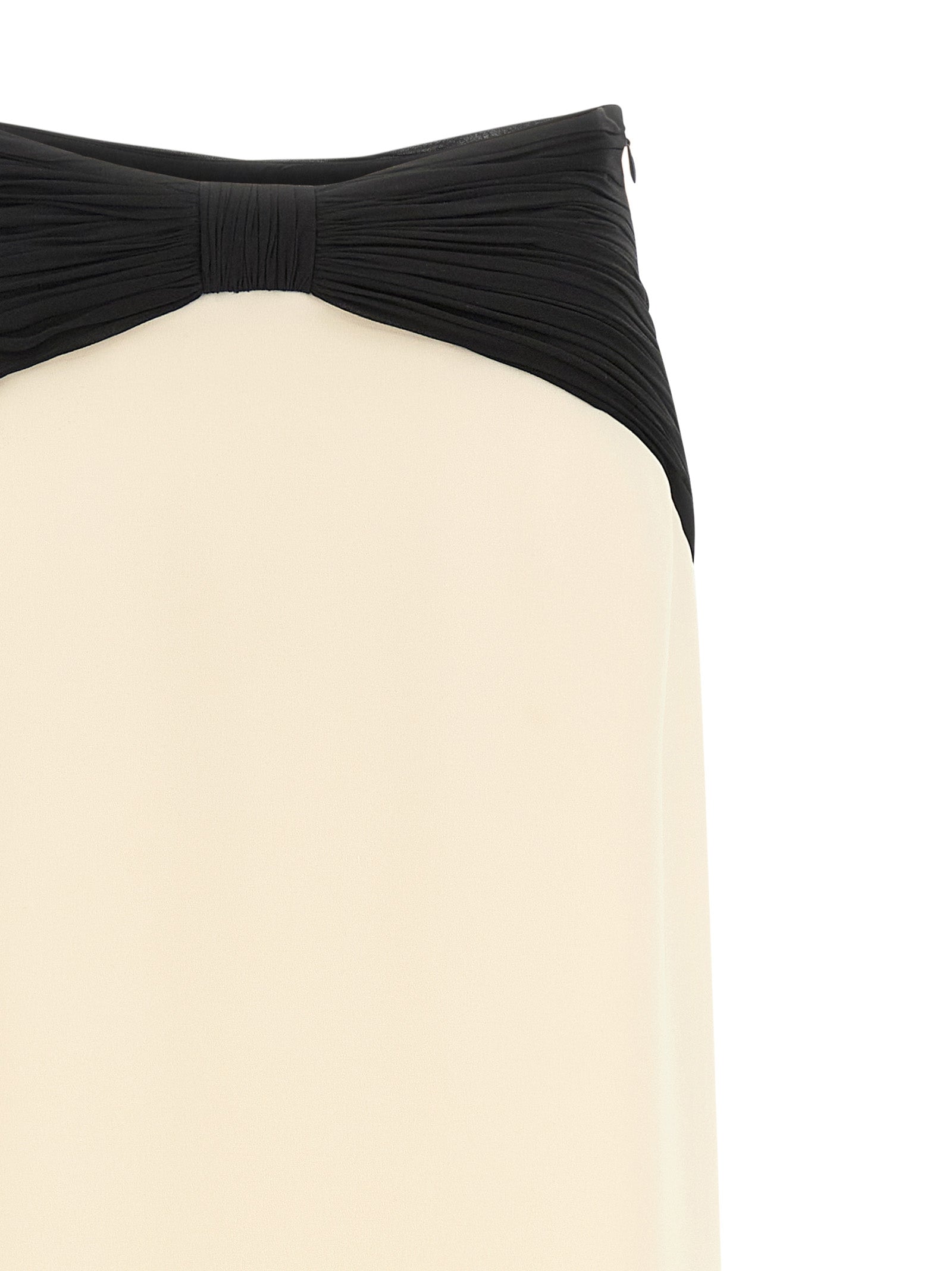 Valentino Garavani Bicolor Silk Mini Skirt Valentino Garavani