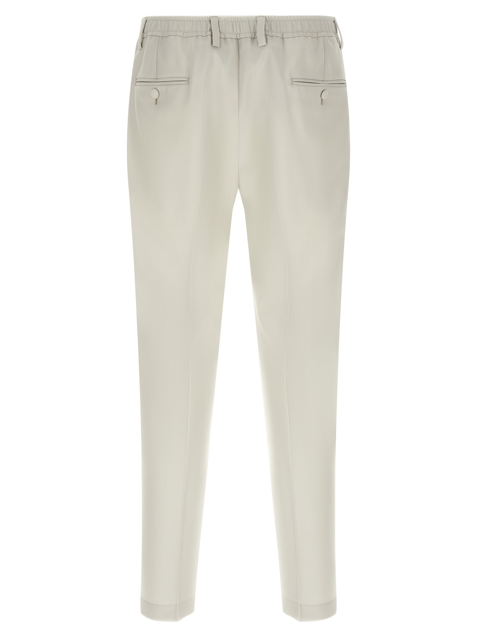 Dolce & Gabbana Beige Virgin Wool Dress Pants Dolce & Gabbana