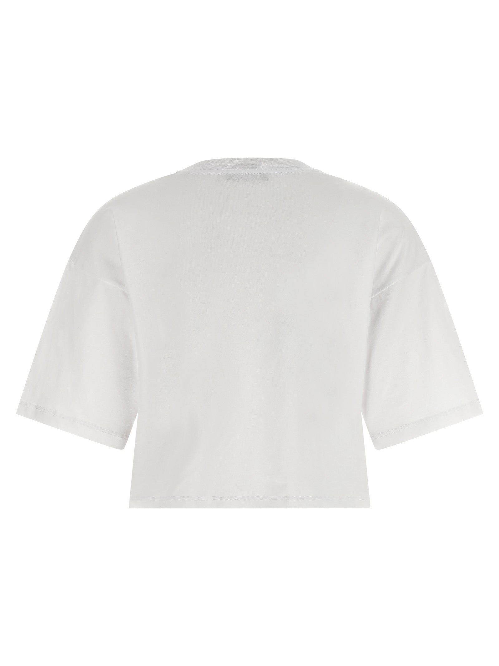 Balmain White Cotton T-Shirt Balmain