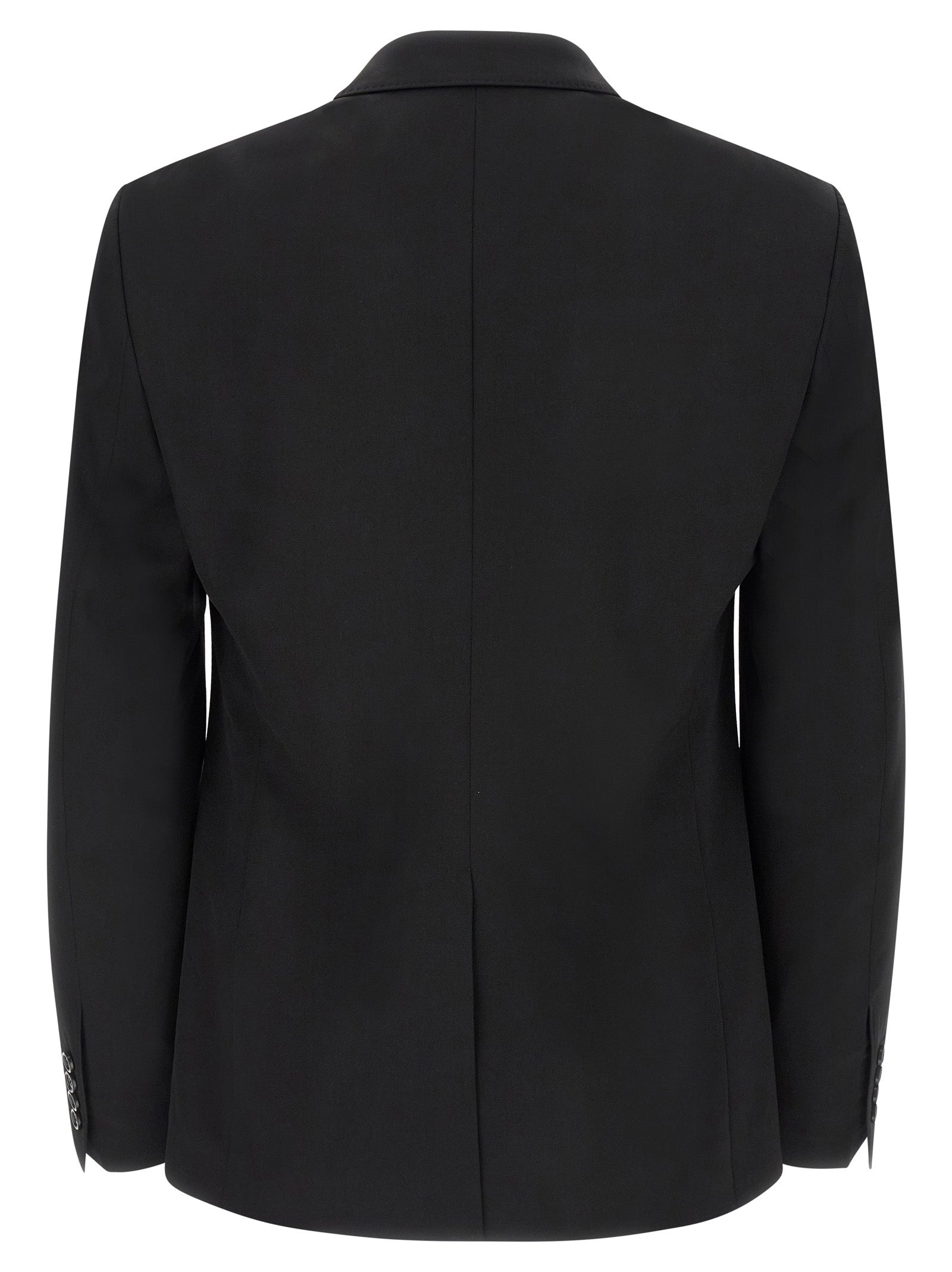 Dolce & Gabbana Black Virgin Wool Blazer Dolce & Gabbana