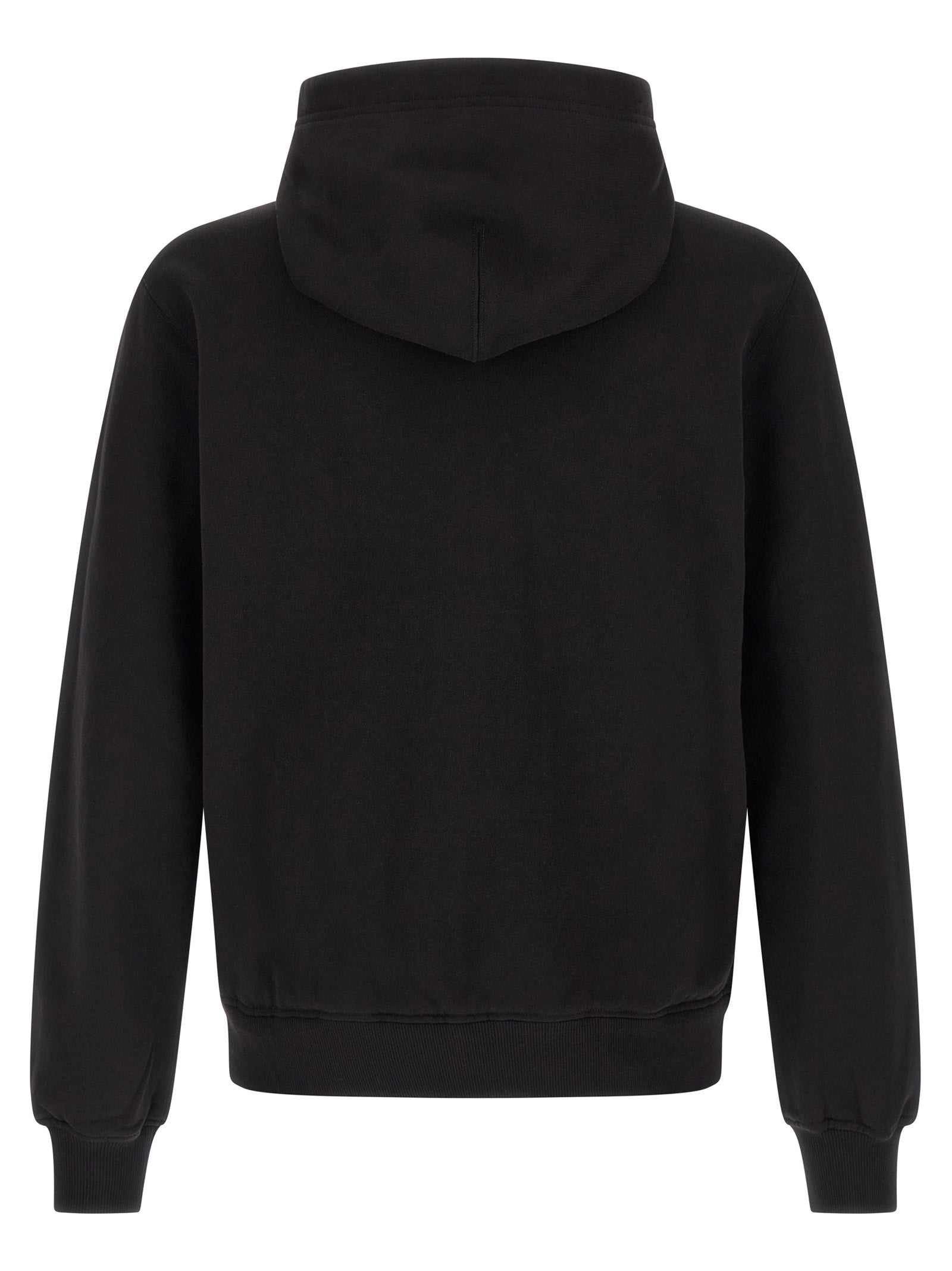 Dolce & Gabbana Black Cotton Sweatshirt Dolce & Gabbana