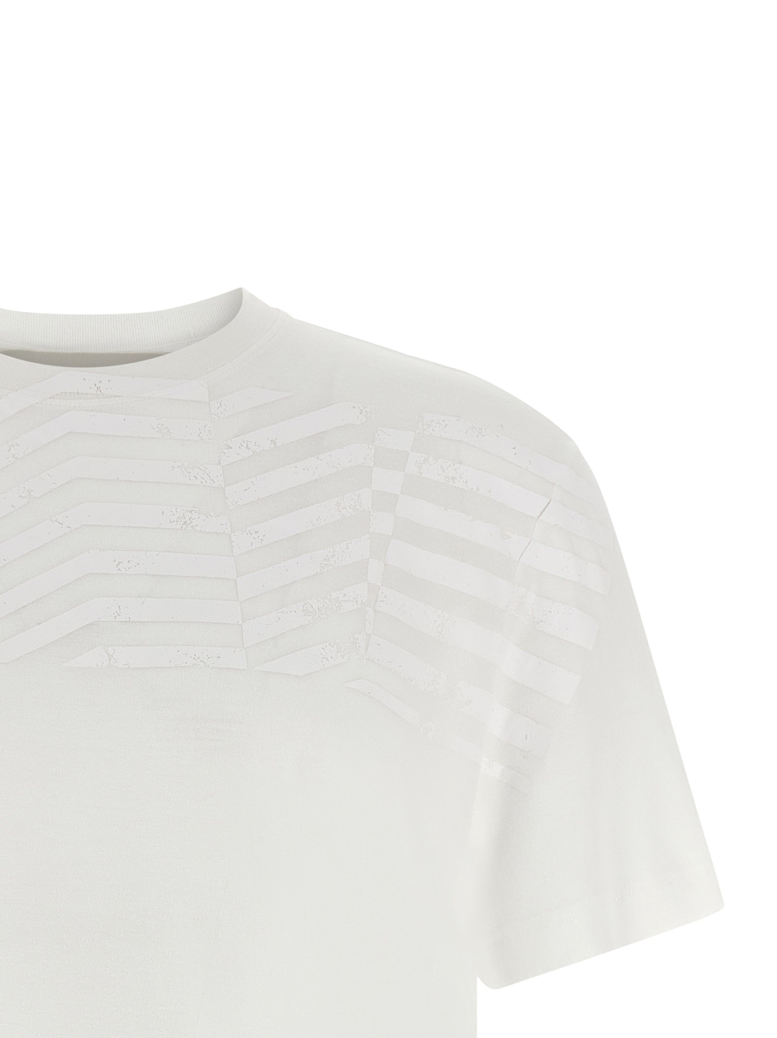 Golden Goose White Lyocell T-Shirt Golden Goose