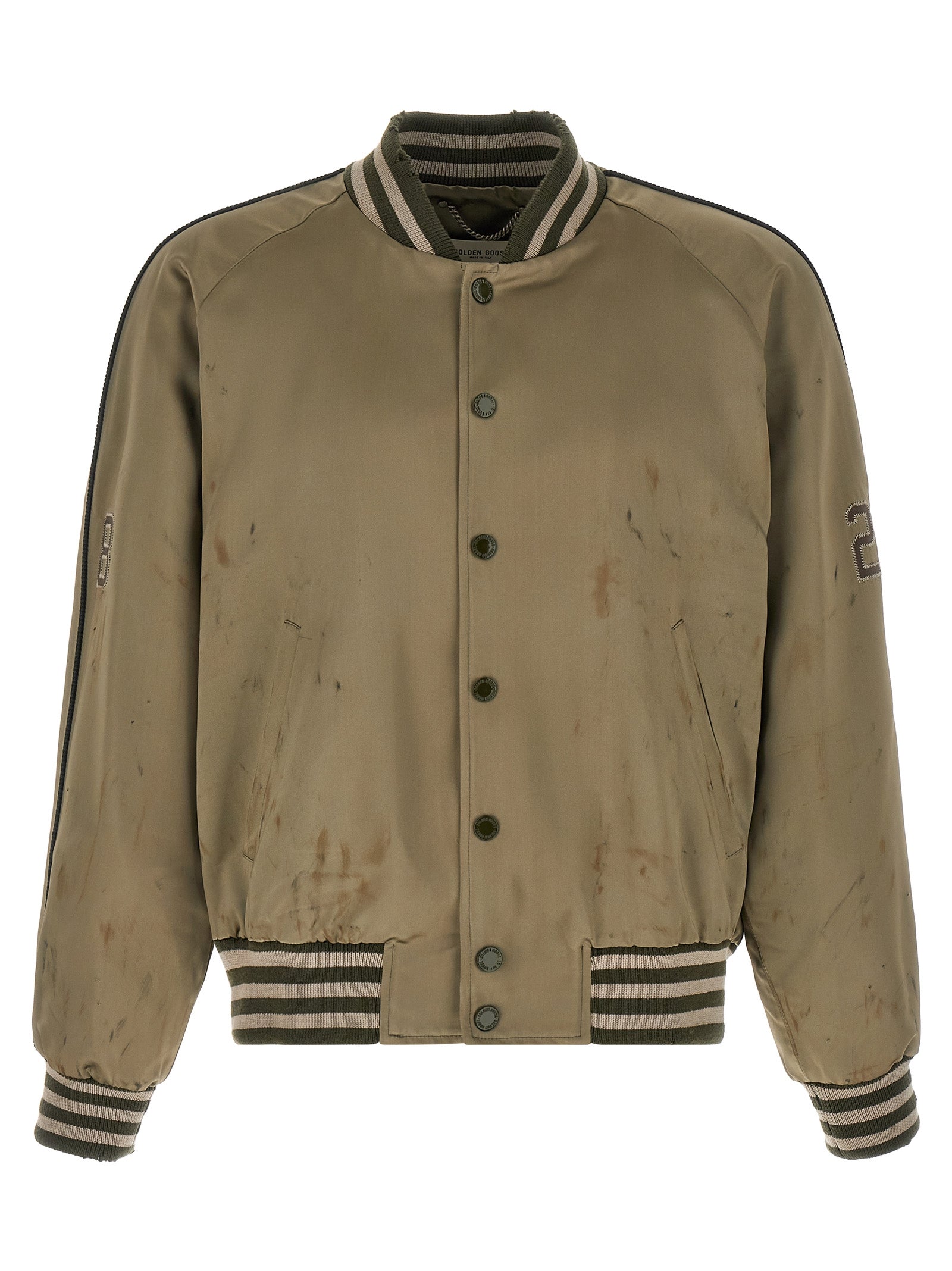 Golden Goose Bicolor Acetate Bomber Golden Goose