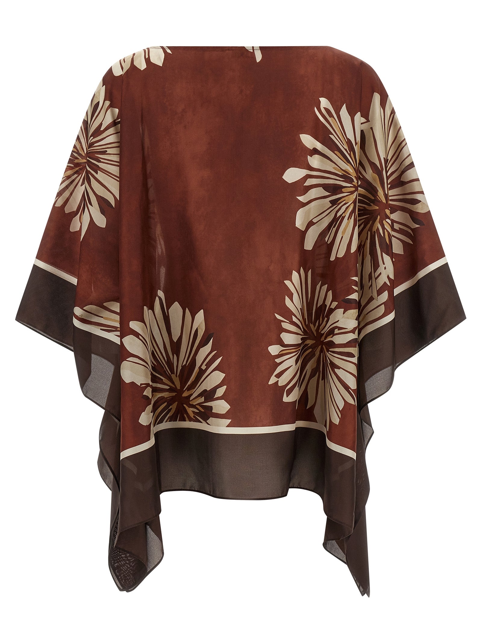 Brunello Cucinelli Bordeaux Silk Blouse Brunello Cucinelli