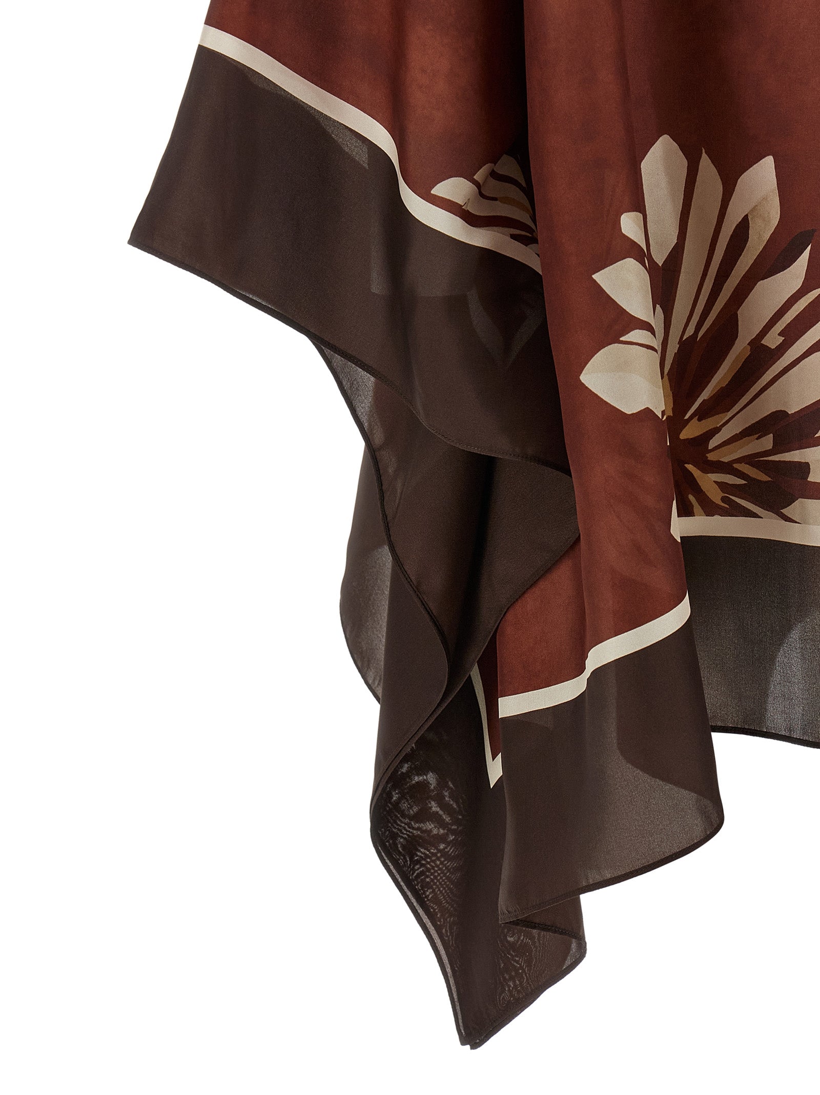 Brunello Cucinelli Bordeaux Silk Blouse Brunello Cucinelli