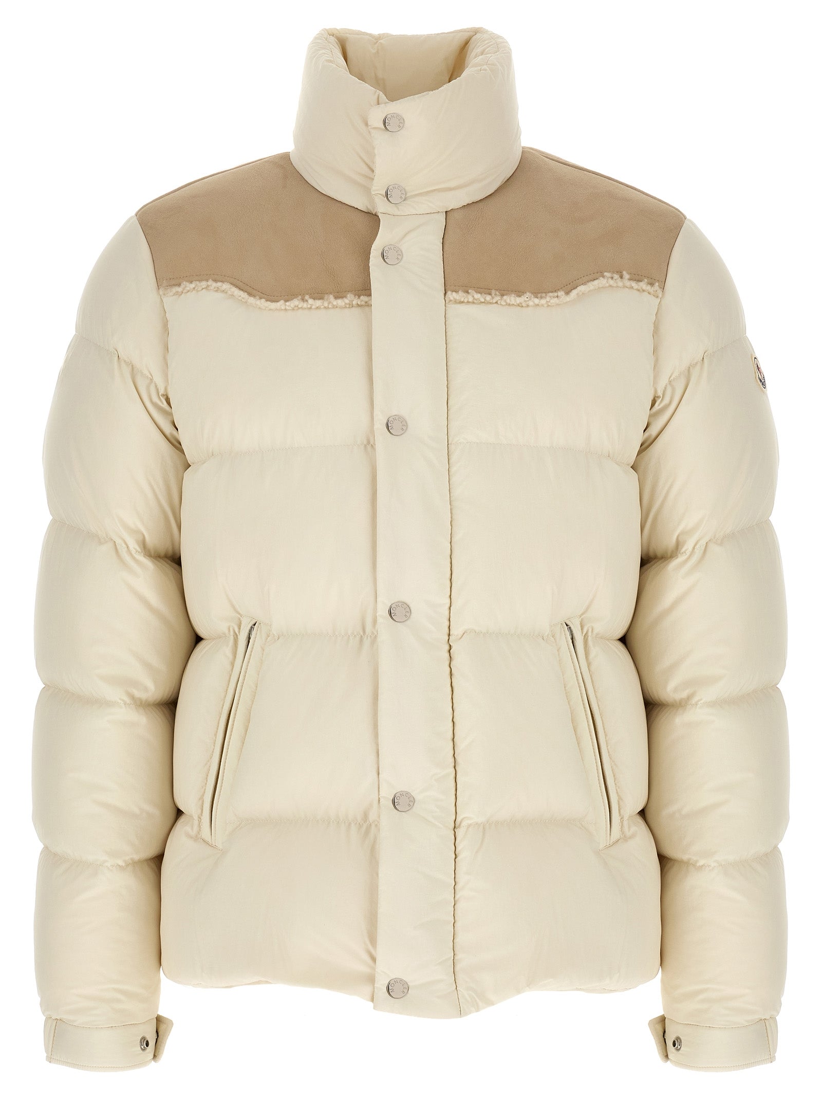 Moncler Beige Polyamide Full-Length Jacket Moncler