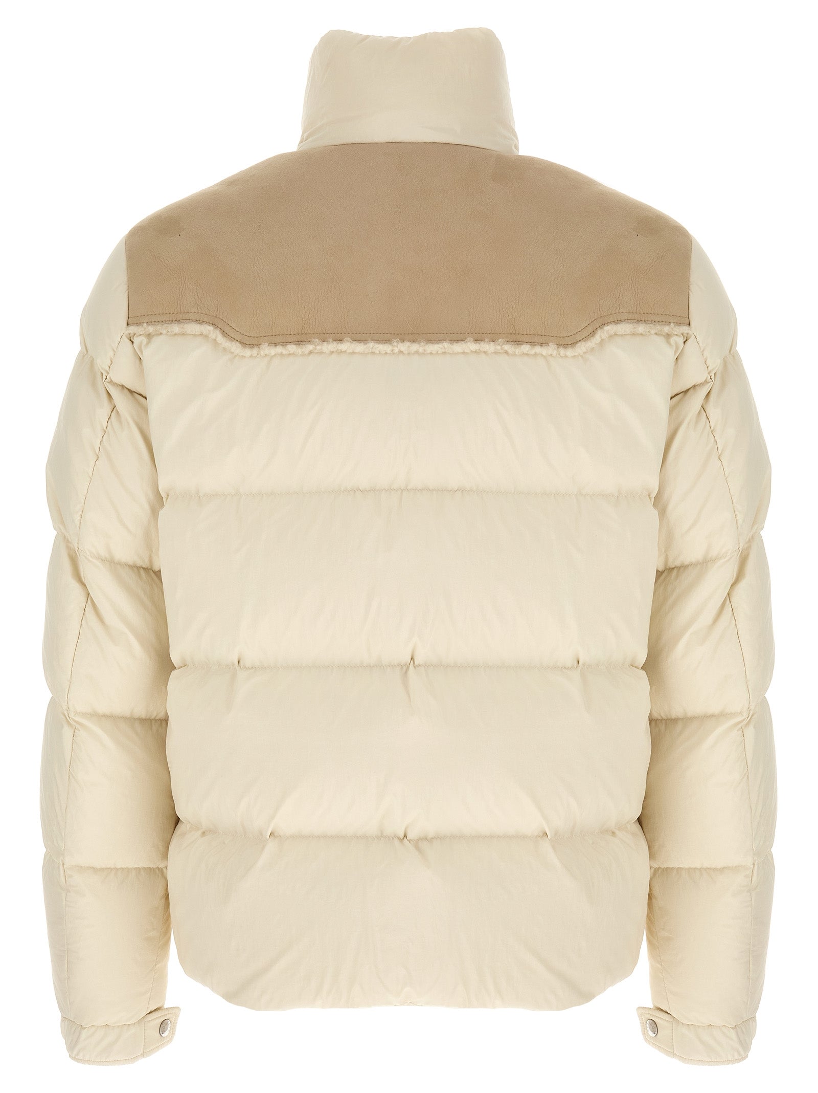 Moncler Beige Polyamide Full-Length Jacket Moncler