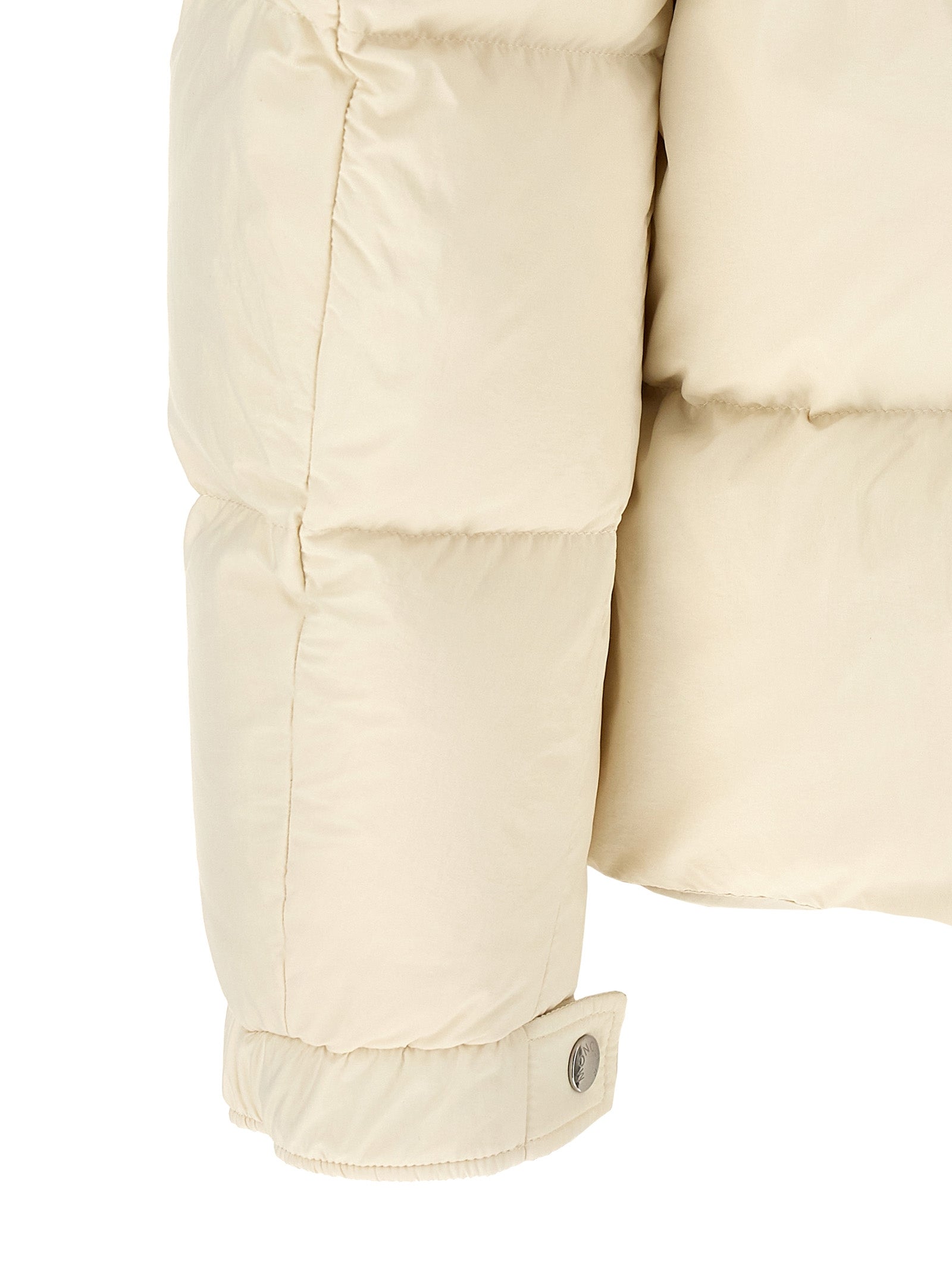Moncler Beige Polyamide Full-Length Jacket Moncler