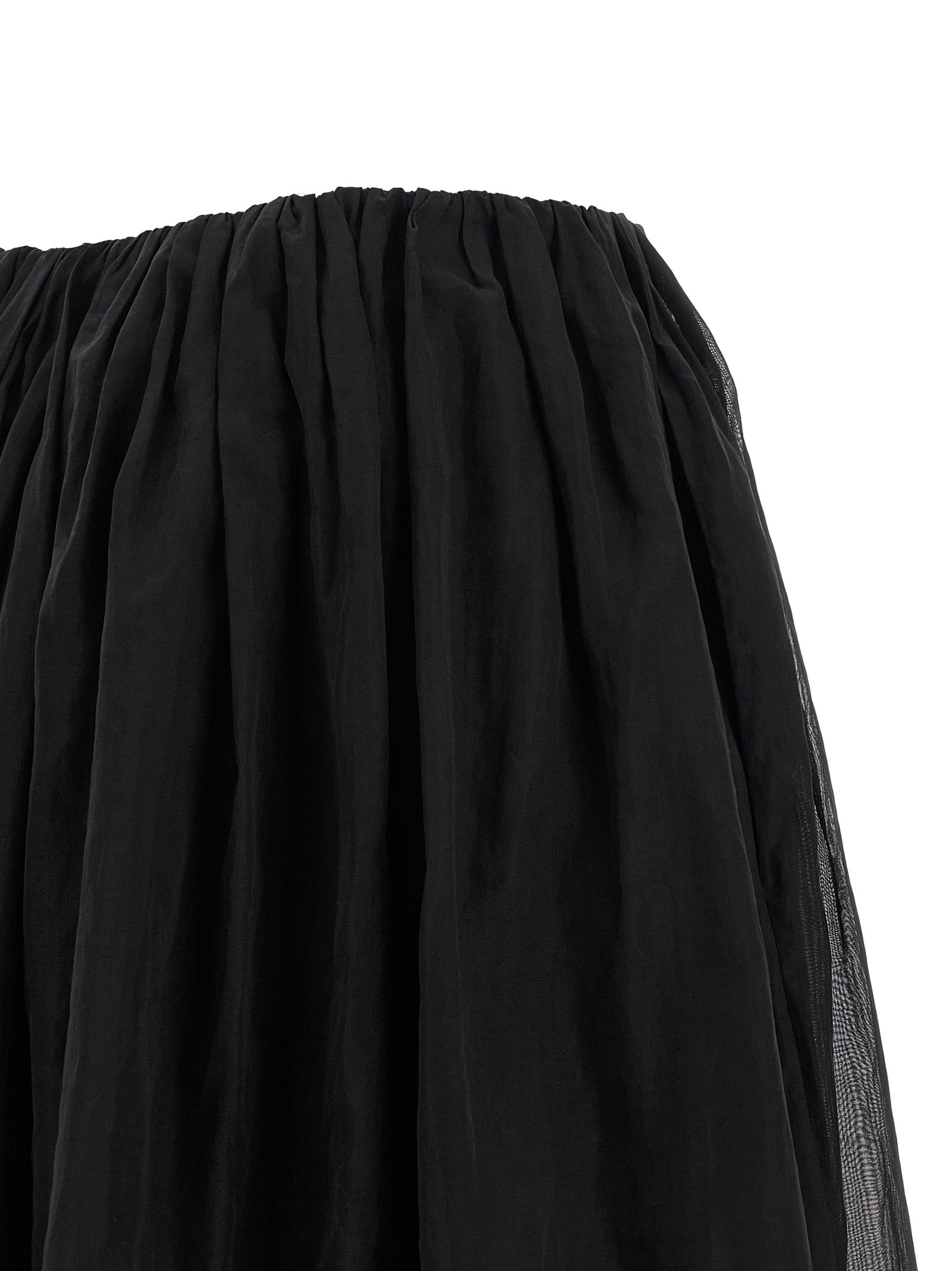 Brunello Cucinelli Black Cotton Mini Skirt Brunello Cucinelli