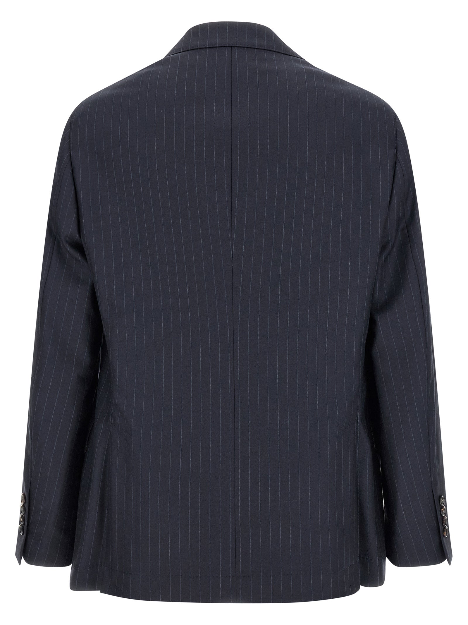 Brunello Cucinelli Blue Virgin Wool Blazer Brunello Cucinelli