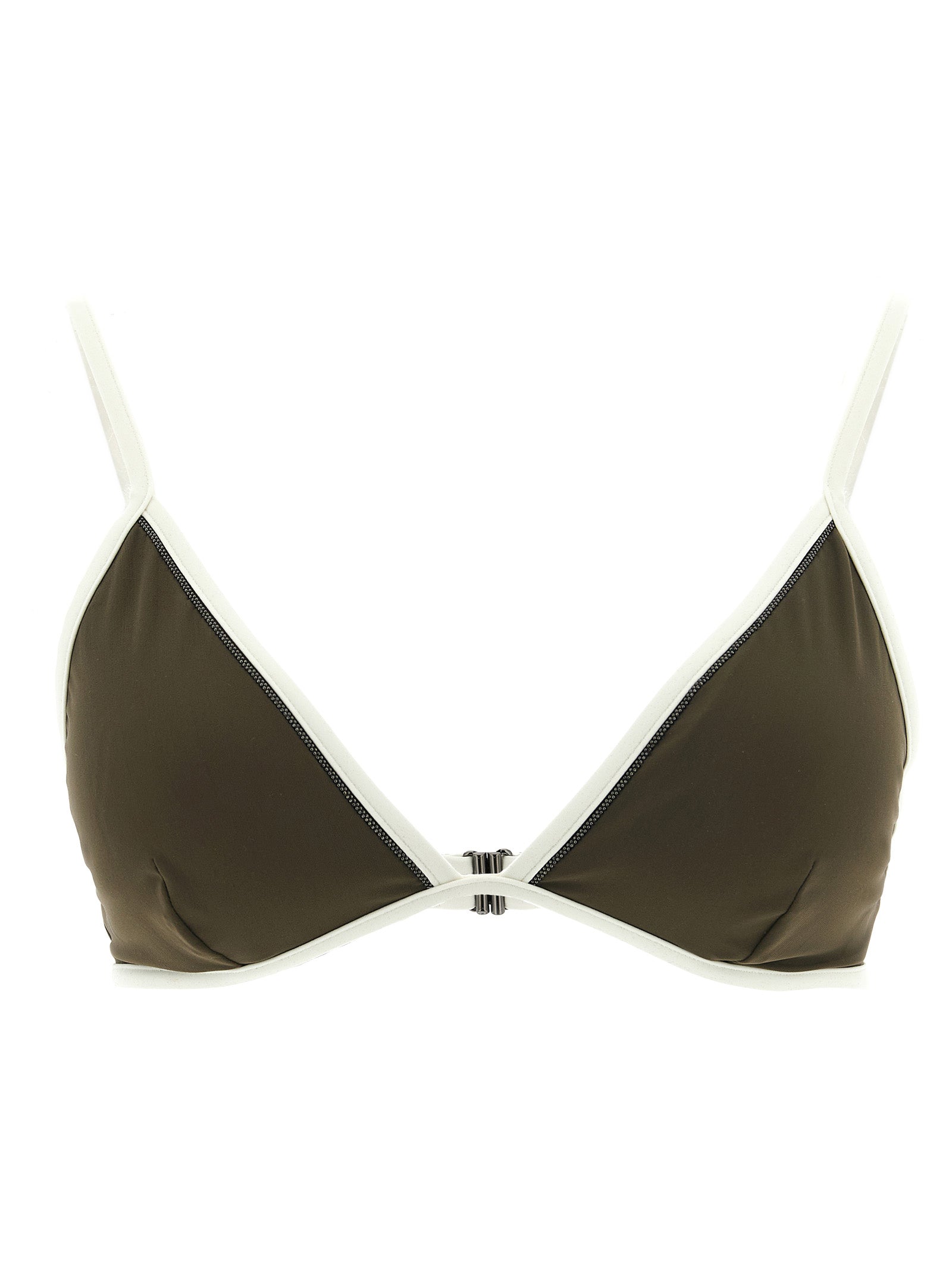 Brunello Cucinelli Bicolor Polyamide Bikini Brunello Cucinelli