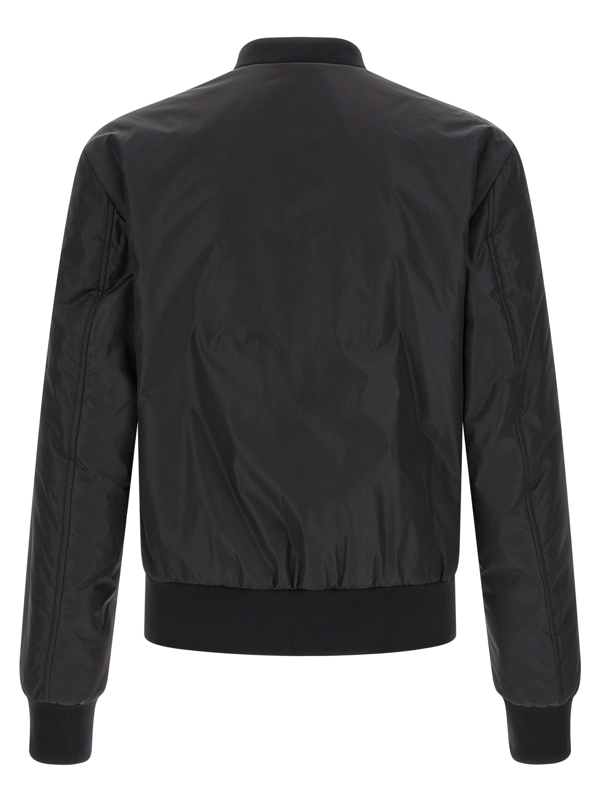 Dolce & Gabbana Black Polyamide Bomber