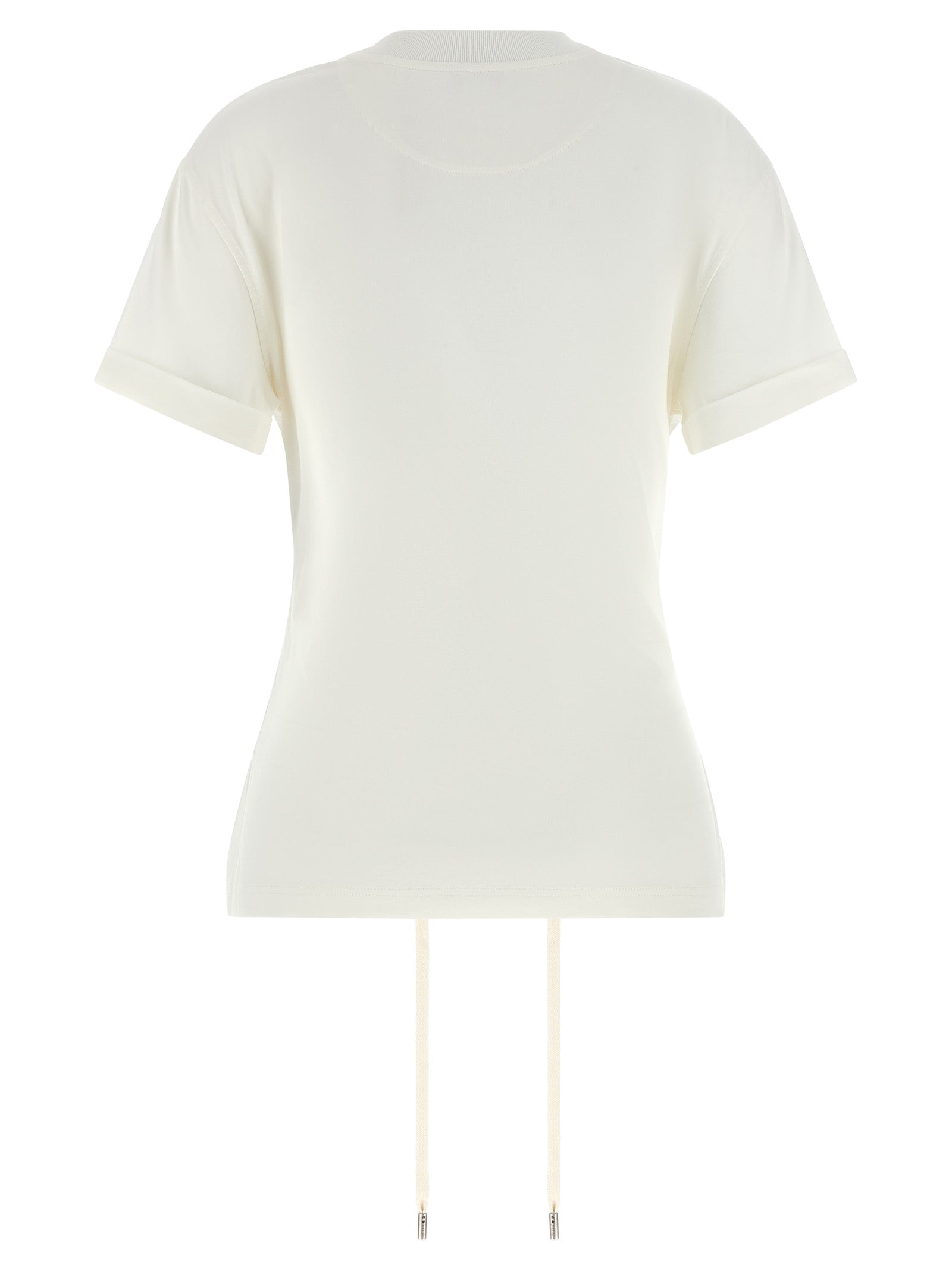 Alexander McQueen White Cotton T-Shirt Alexander McQueen