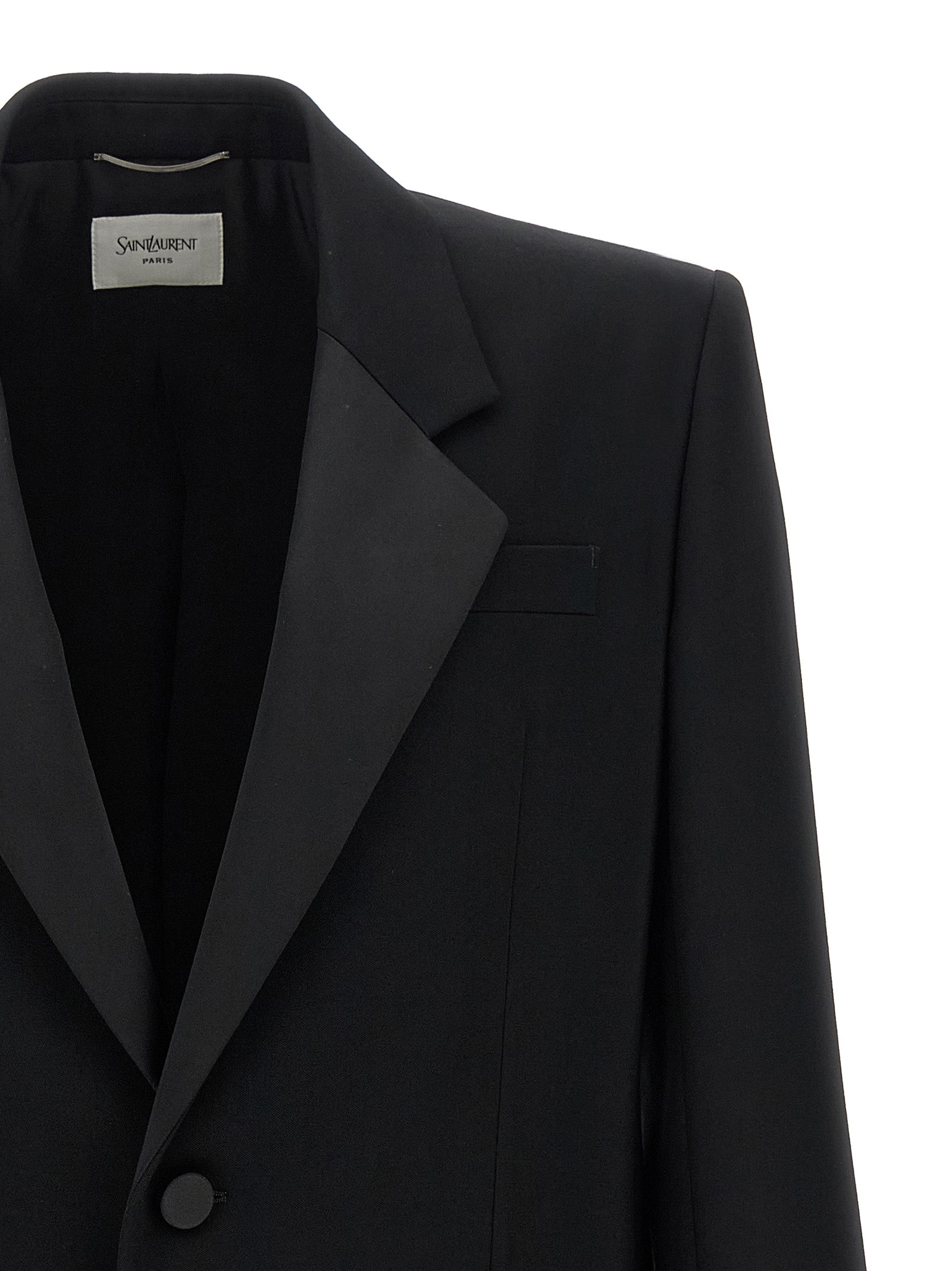 Saint Laurent Black Wool Blazer Saint Laurent