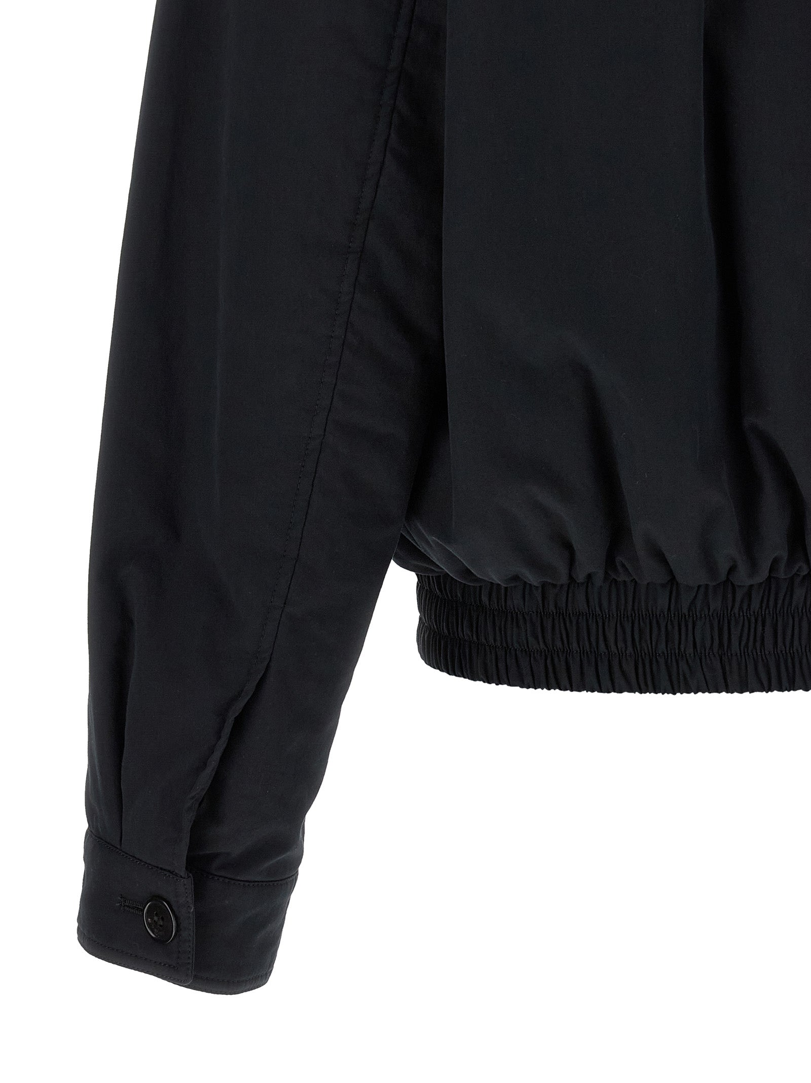Saint Laurent Black Cotton Shell Jacket Saint Laurent