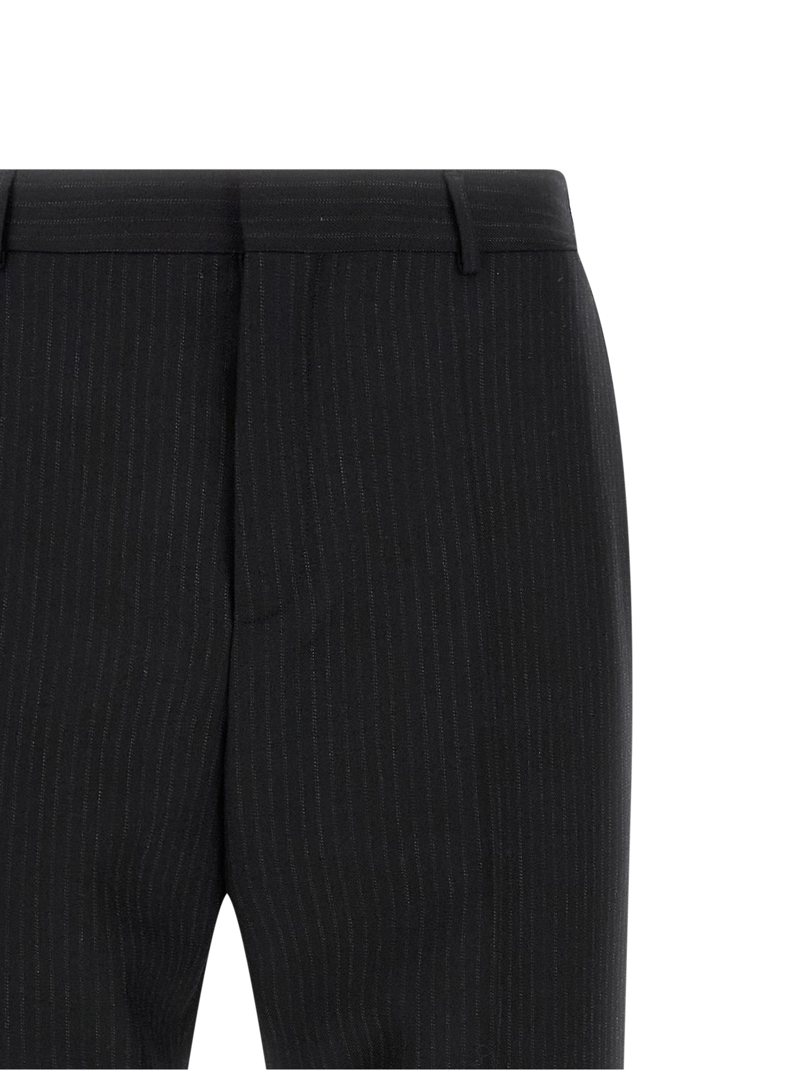 Saint Laurent Black Wool Dress Pants Saint Laurent