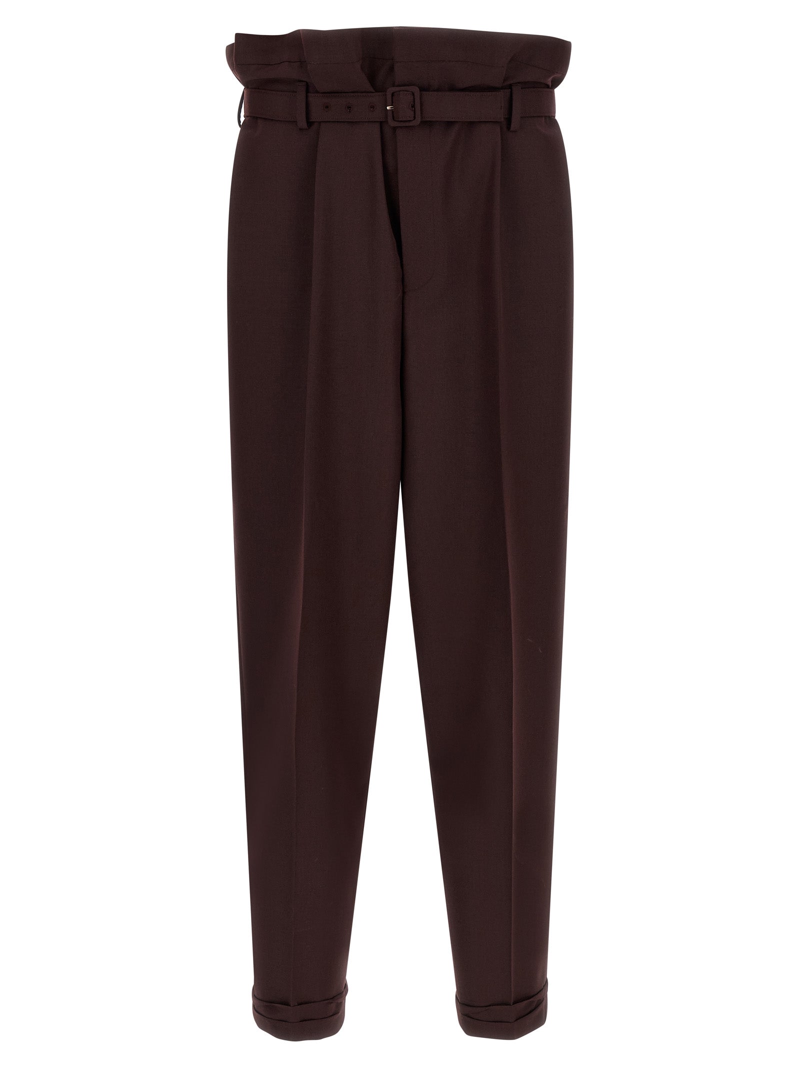 Saint Laurent Purple Wool Casual Pants Saint Laurent