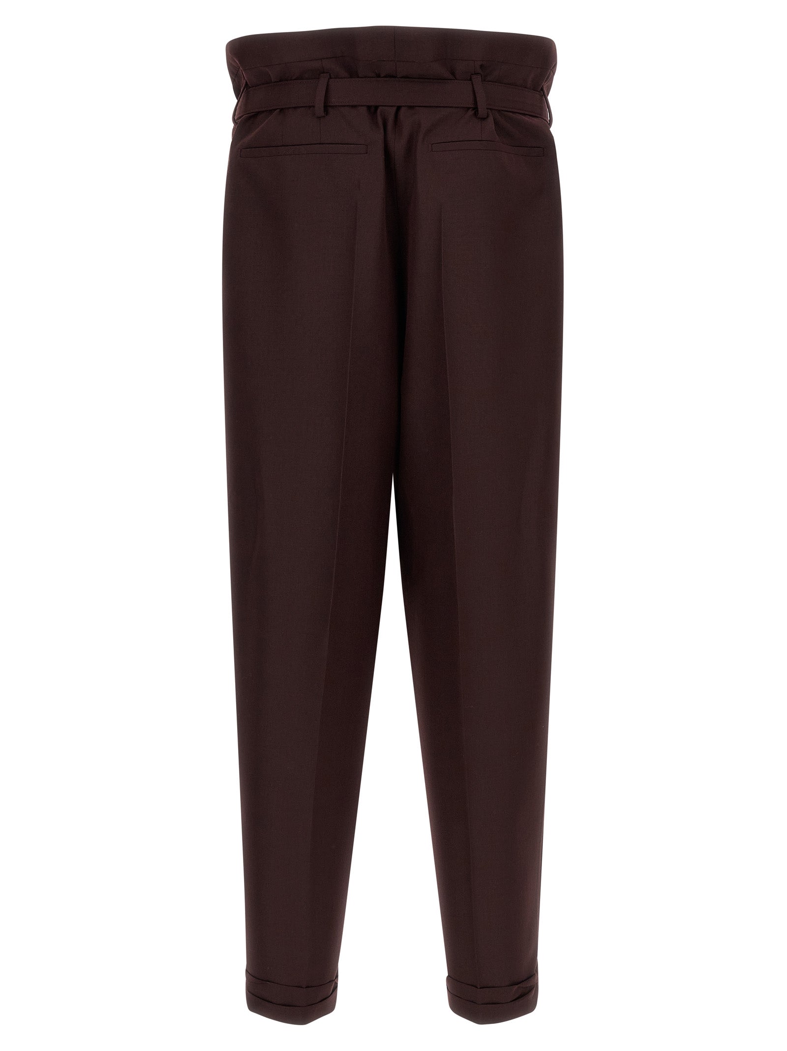 Saint Laurent Purple Wool Casual Pants Saint Laurent