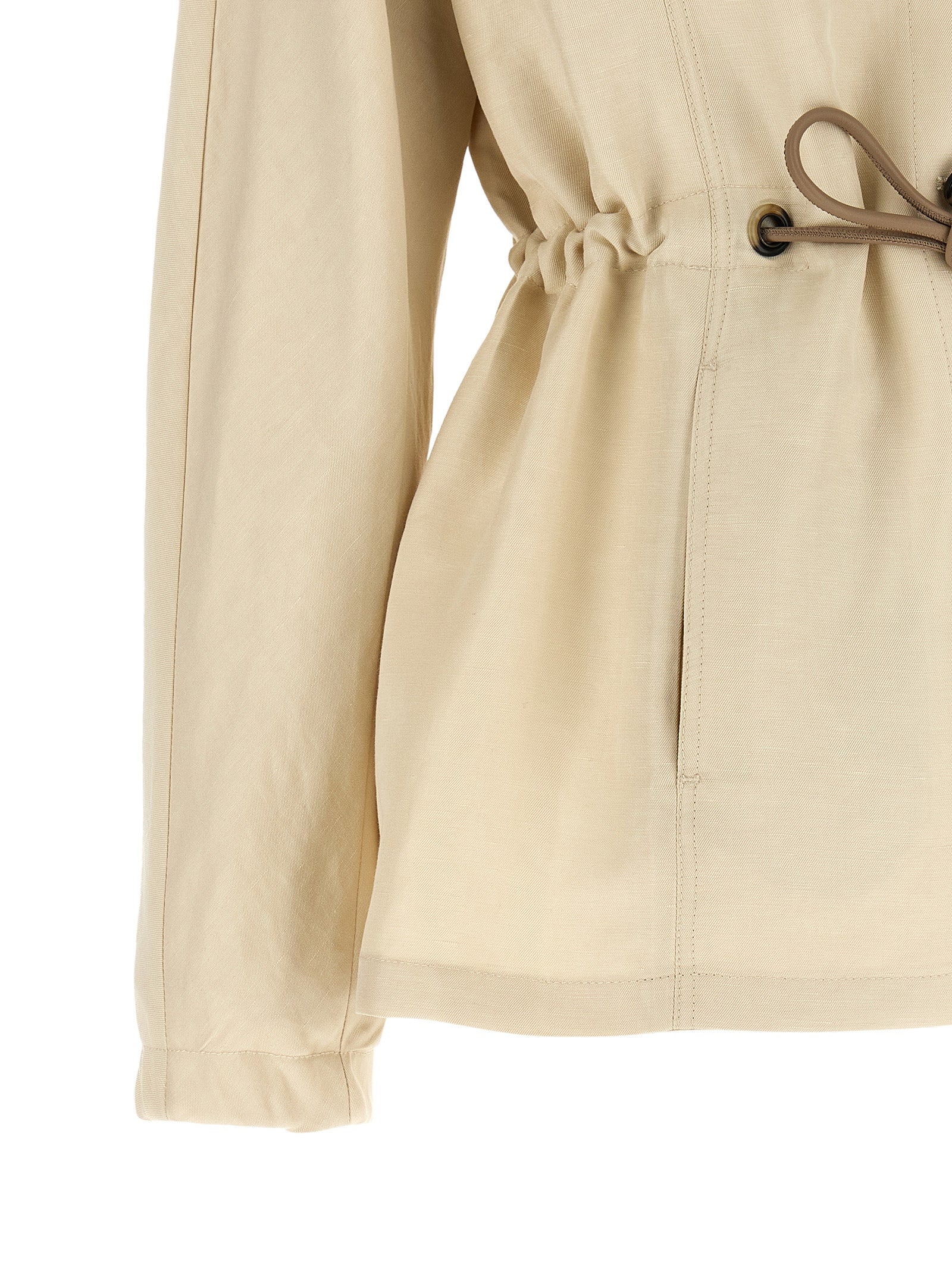 Max Mara Beige Linen Blazer Max Mara
