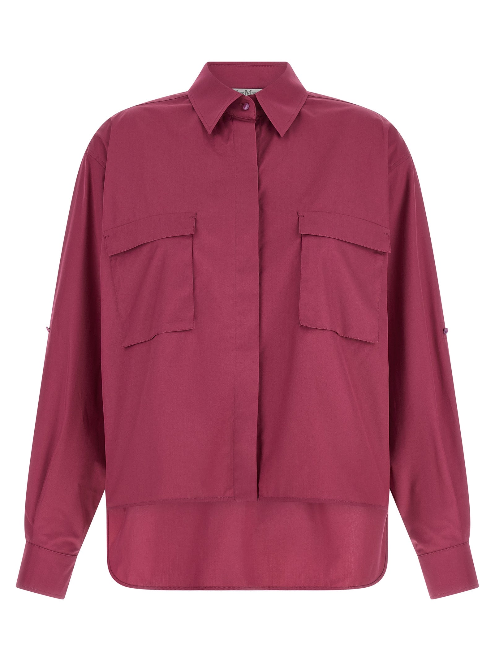 Max Mara Fuchsia Cotton Blouse Max Mara