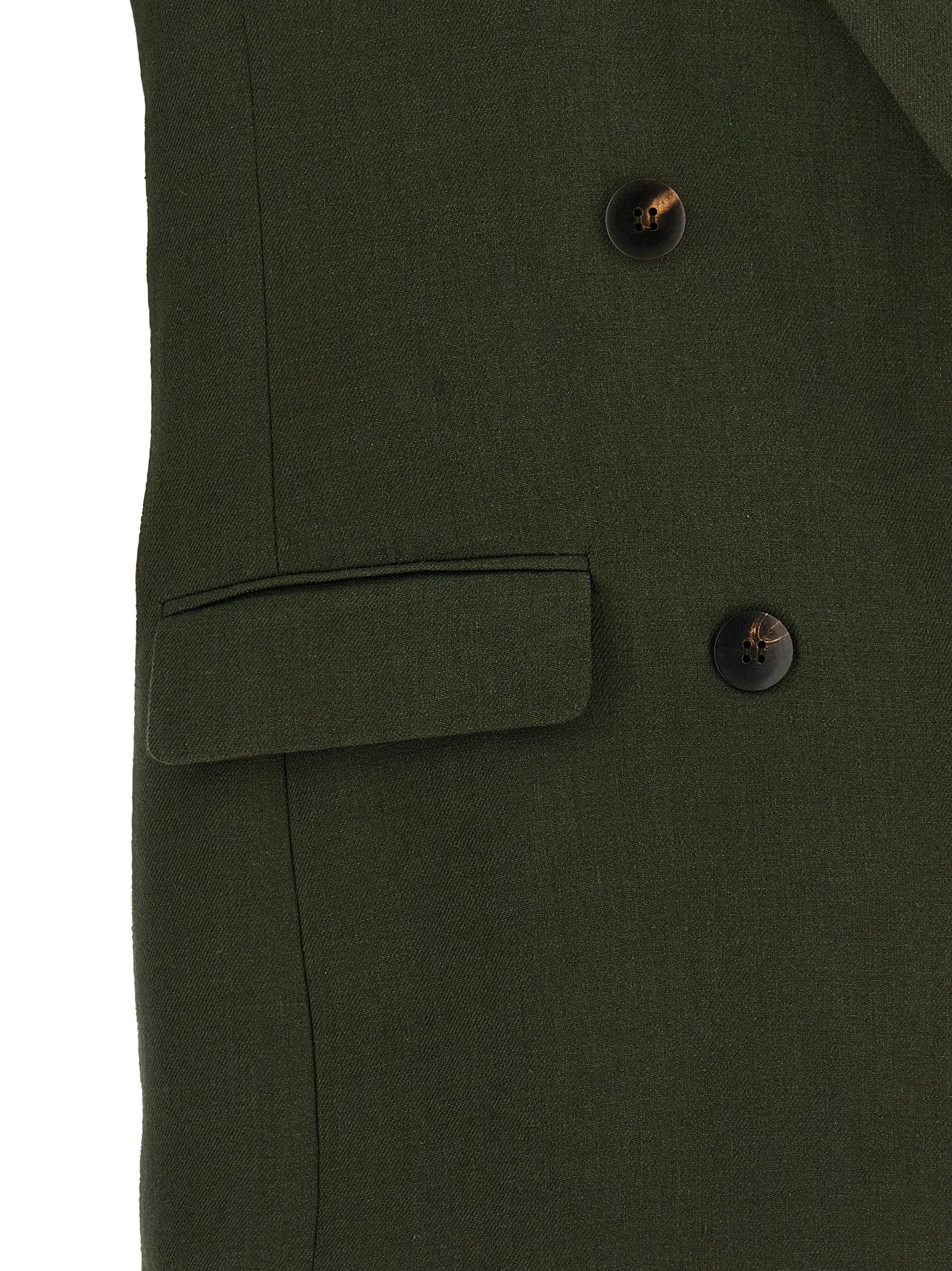 Max Mara Bicolor Linen Sleeveless Jacket Max Mara