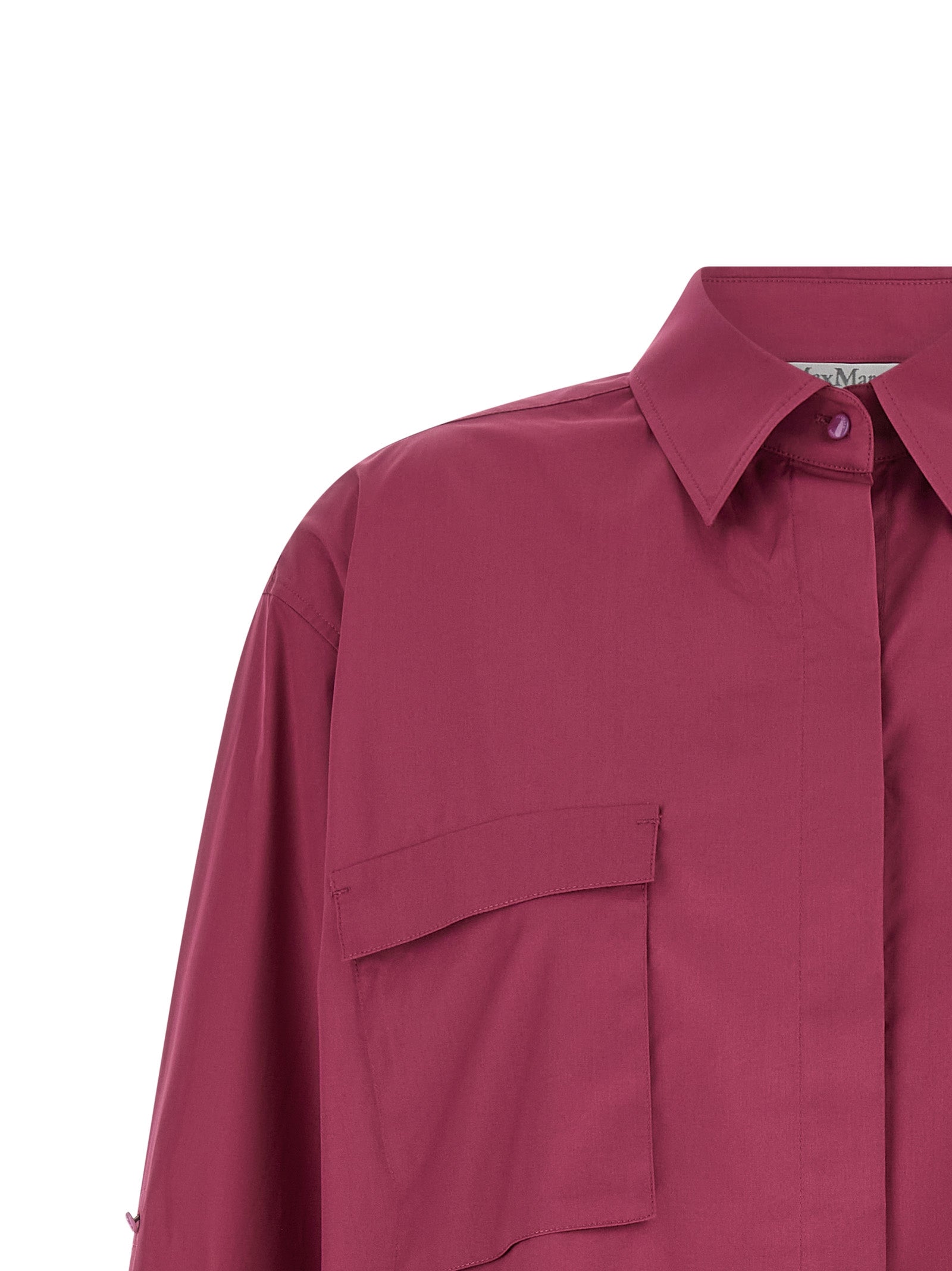 Max Mara Fuchsia Cotton Blouse Max Mara