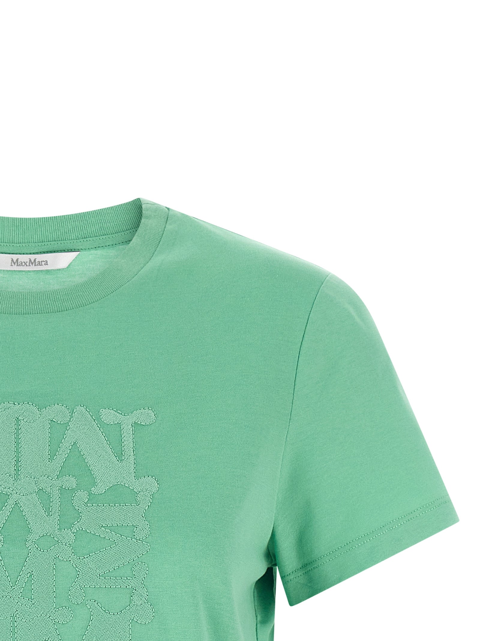 Max Mara Bicolor Cotton T-Shirt Max Mara