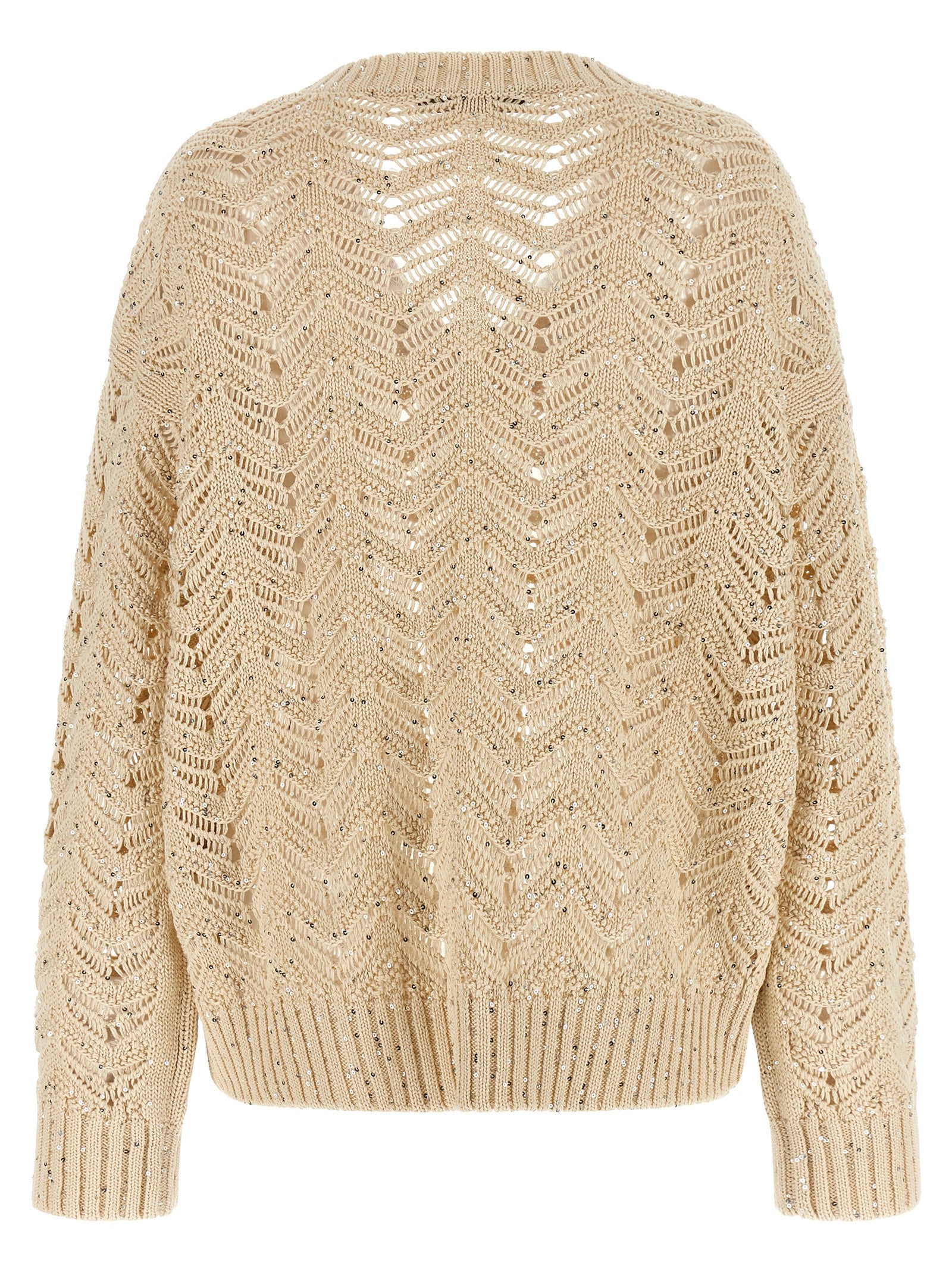 Max Mara Beige Cotton Cardigan Max Mara