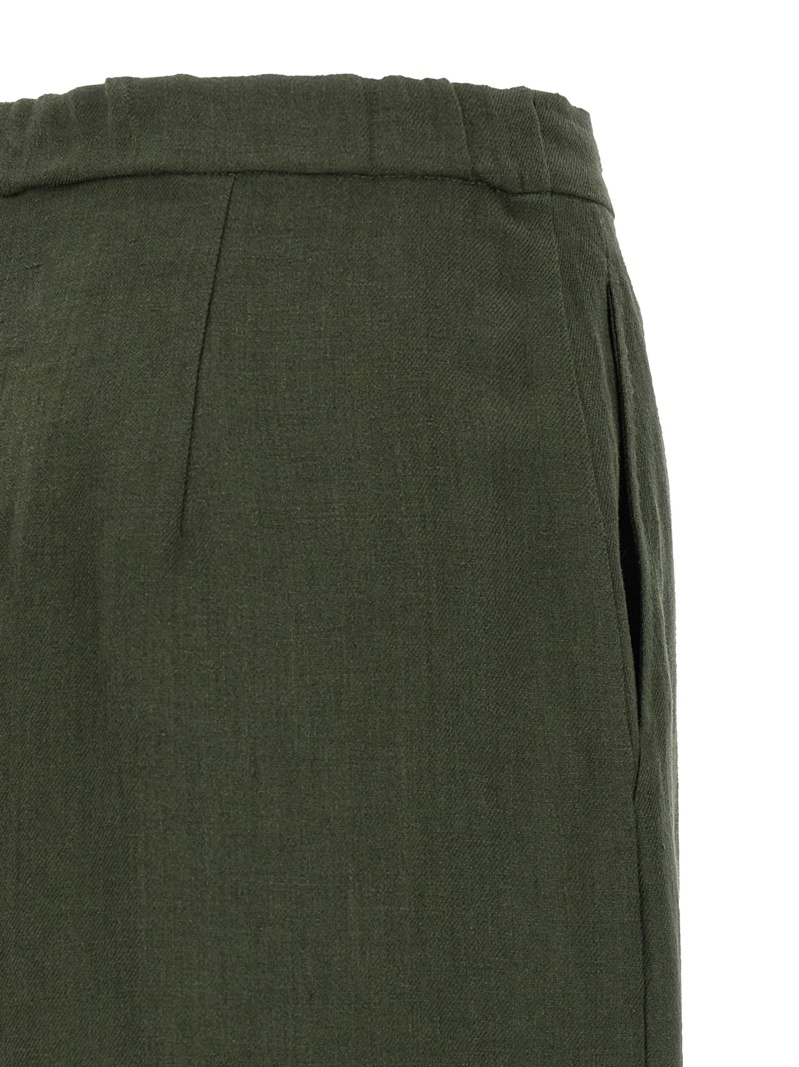 Max Mara Bicolor Linen Casual Pants Max Mara