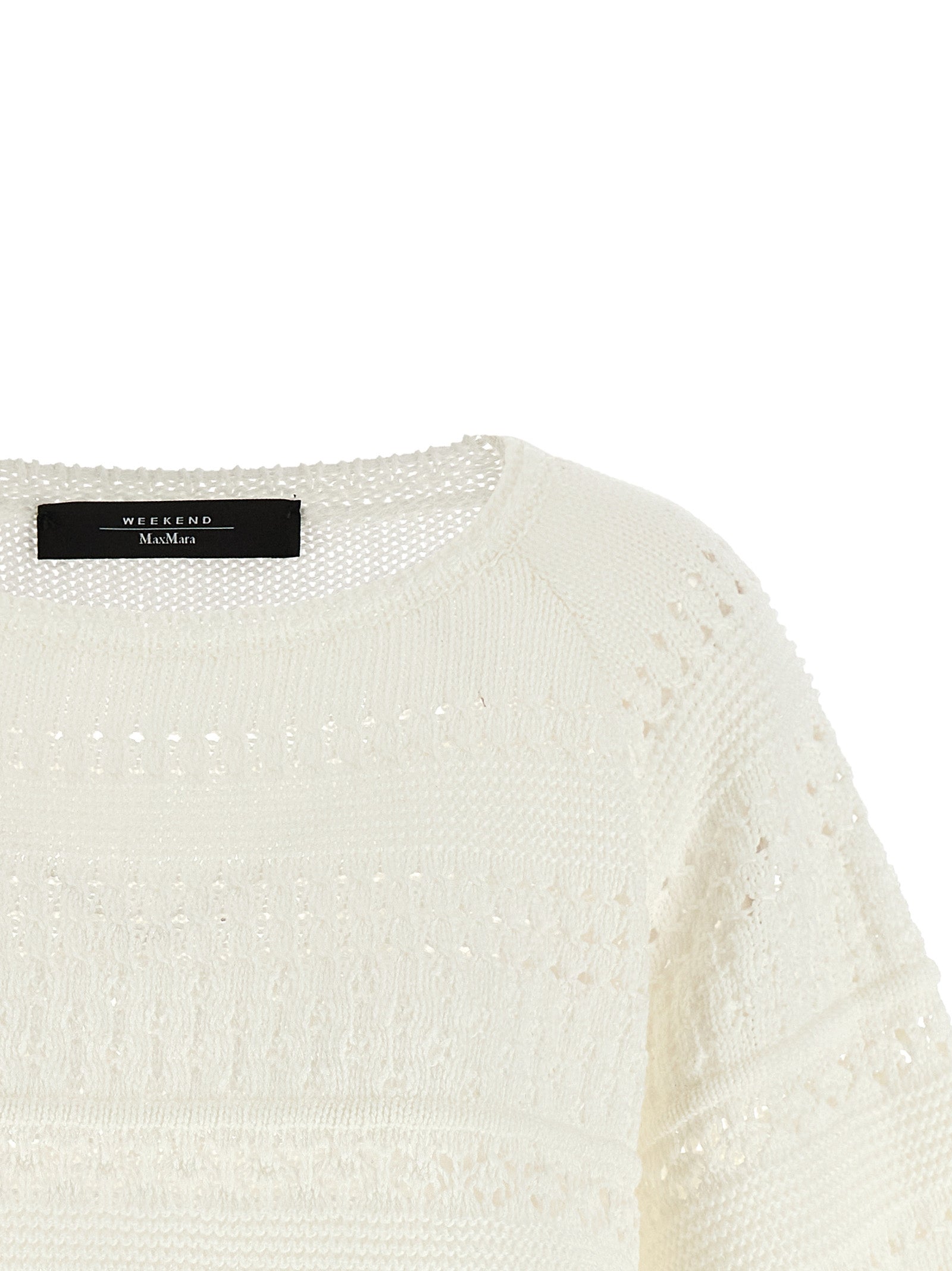 Max Mara White Cotton Cardigan Max Mara