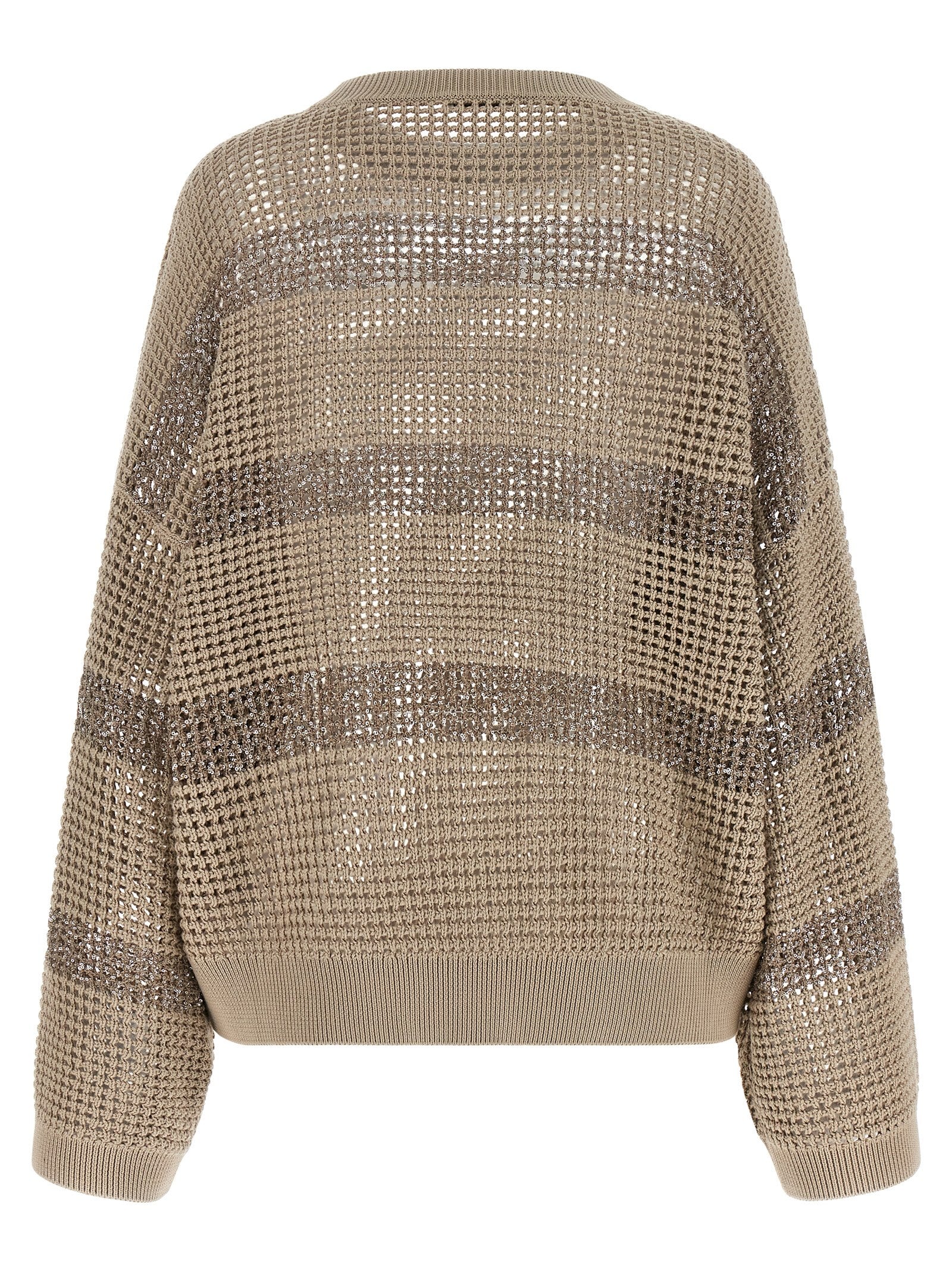 Brunello Cucinelli Gray Cotton Cardigan Brunello Cucinelli
