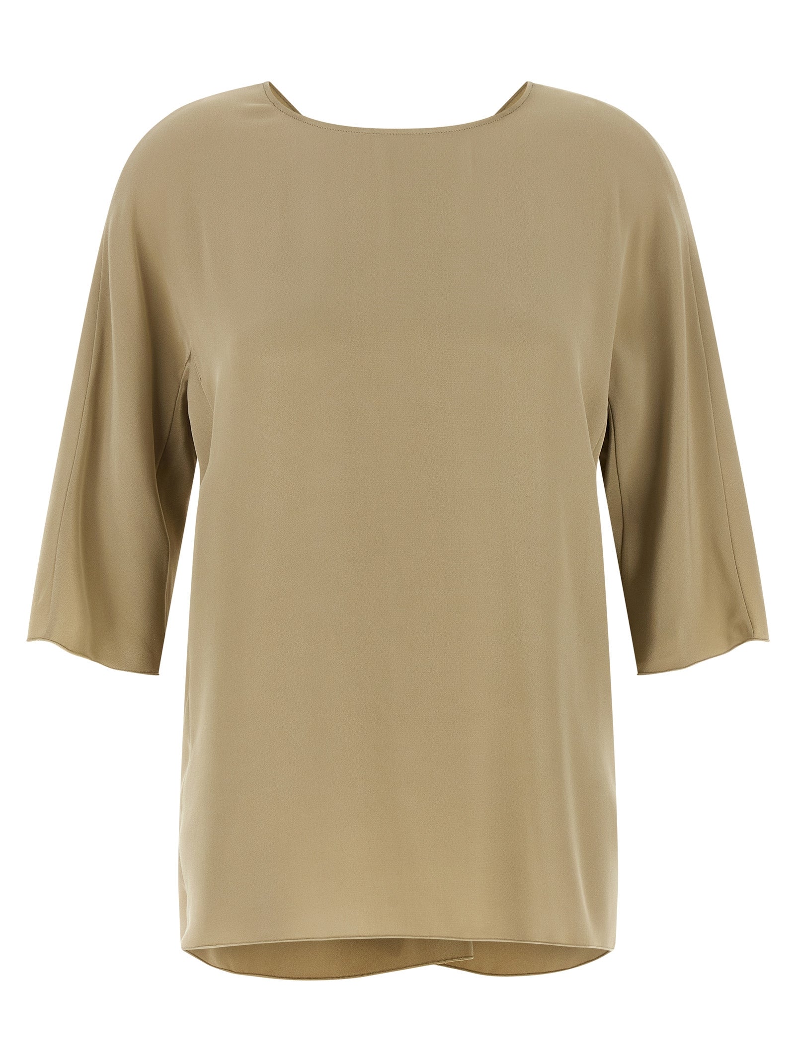 Max Mara Beige Silk Blouse Max Mara