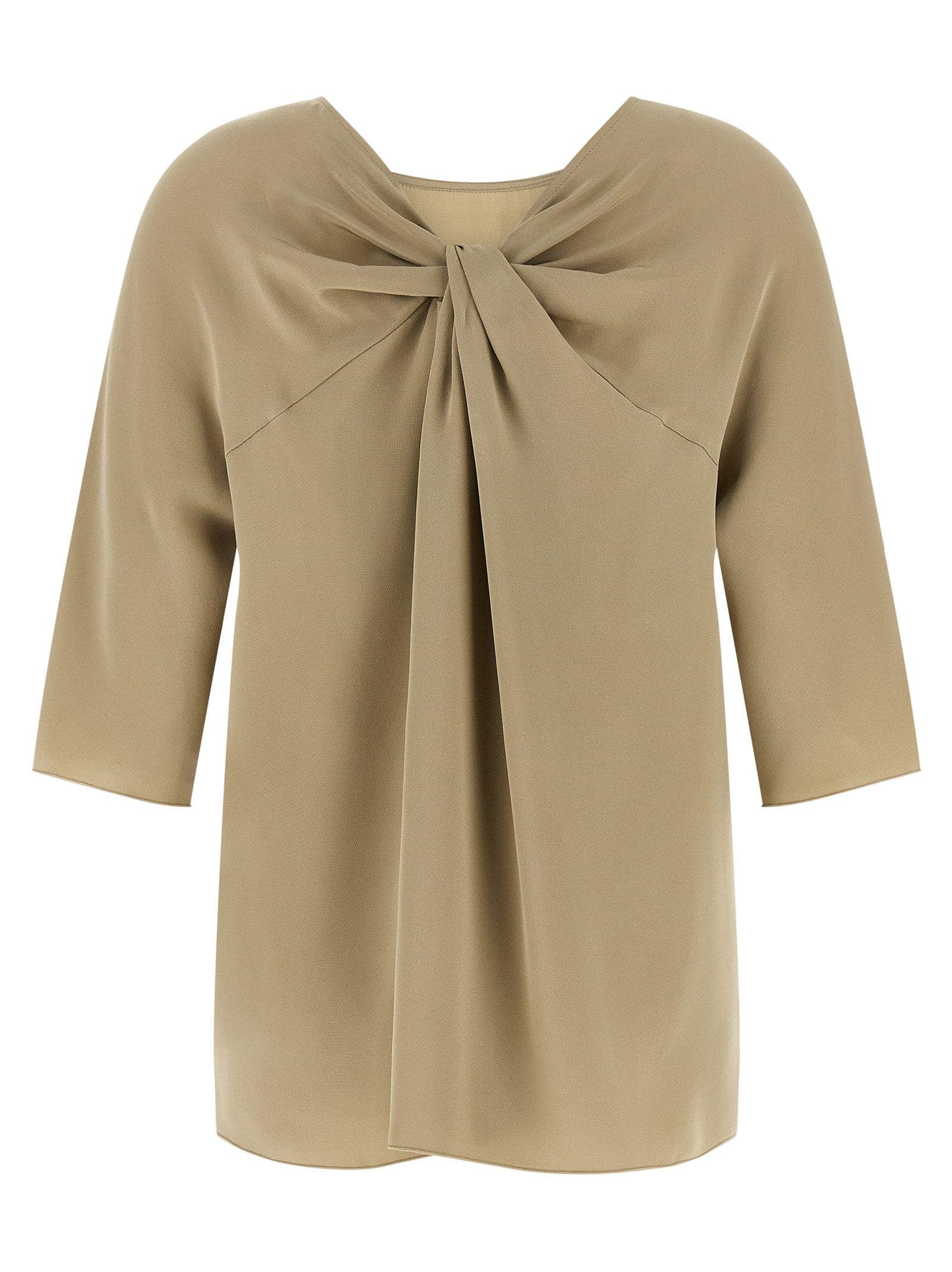 Max Mara Beige Silk Blouse Max Mara