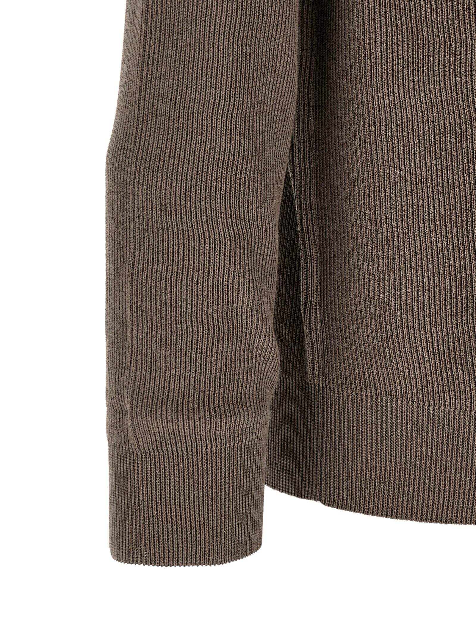 Brunello Cucinelli Brown Cotton Polo Shirt Brunello Cucinelli