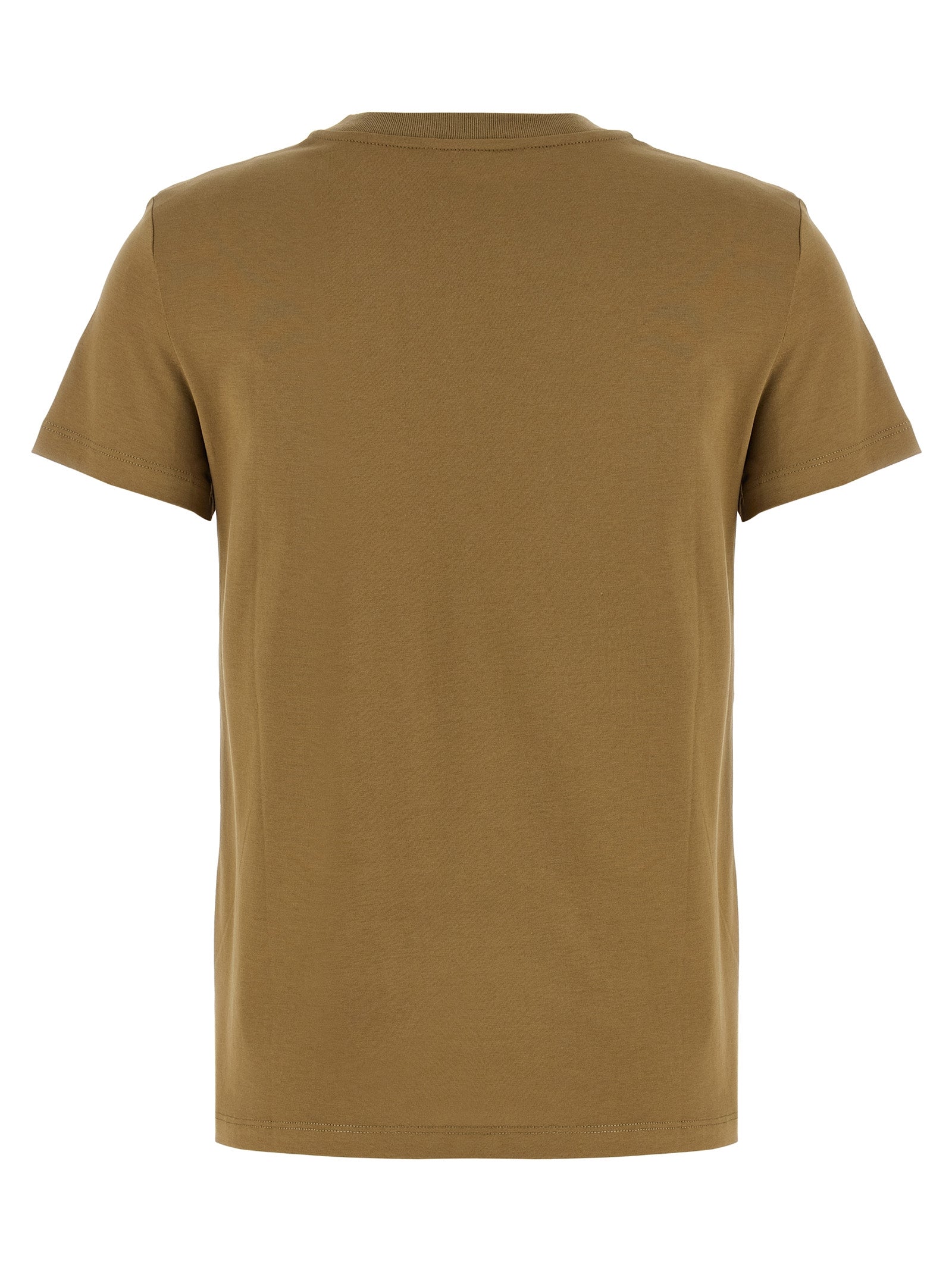 Max Mara Brown Cotton T-Shirt Max Mara