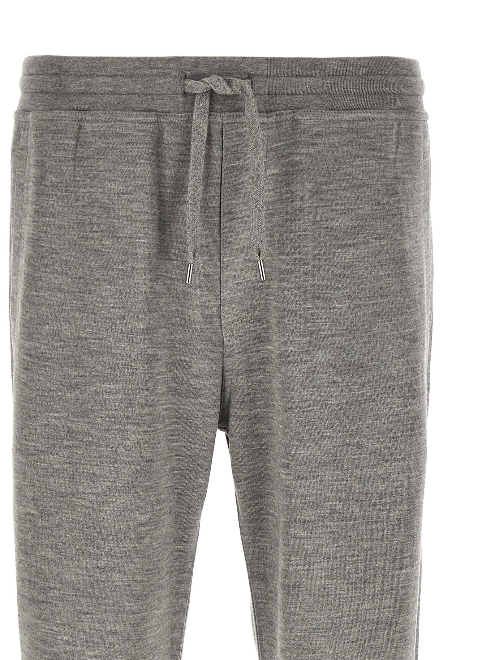 Brunello Cucinelli Gray Cashmere Joggers (Workout Pants) Brunello Cucinelli