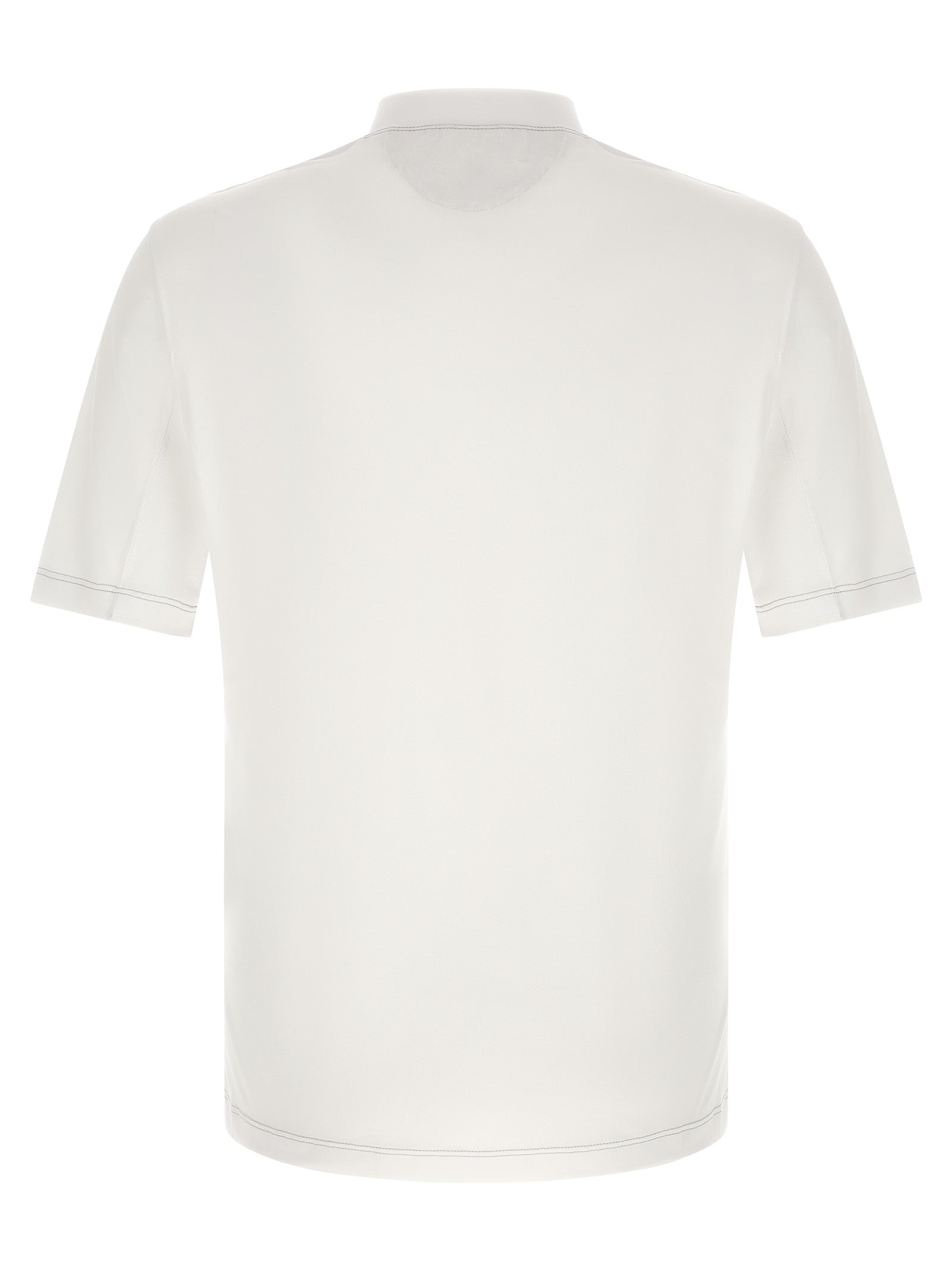 Brunello Cucinelli White Polyamide T-Shirt Brunello Cucinelli