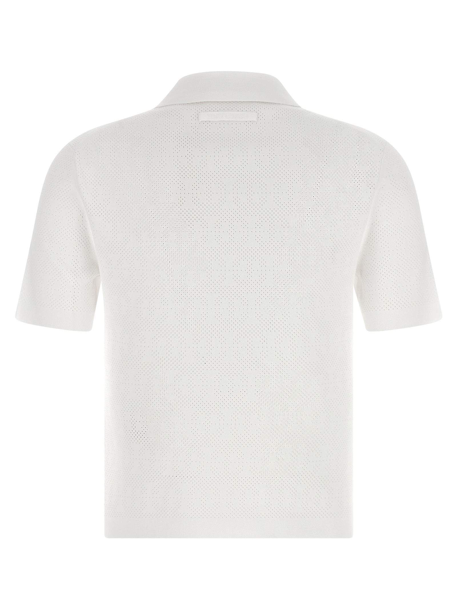 Tory Burch White Viscose Polo Shirt Tory Burch