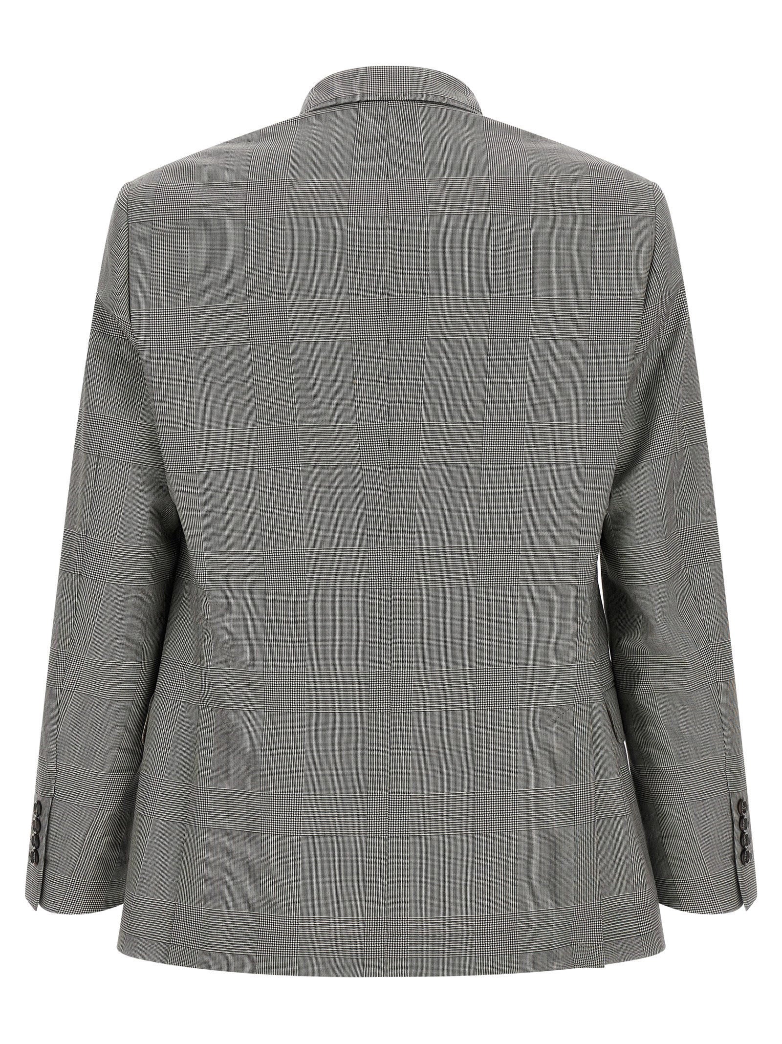 Brunello Cucinelli Gray Virgin Wool Blazer Brunello Cucinelli