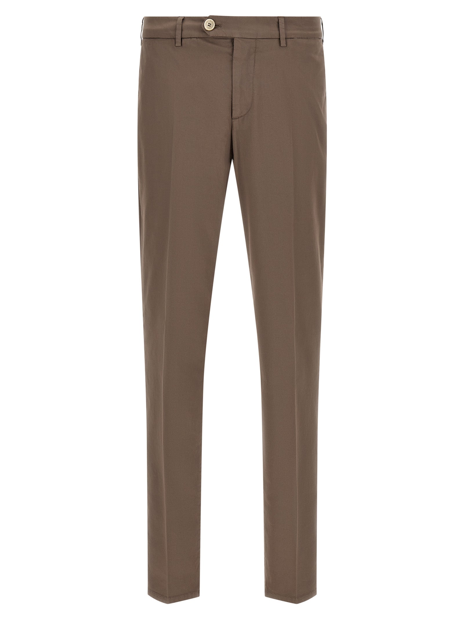 Brunello Cucinelli Beige Cotton Casual Pants Brunello Cucinelli