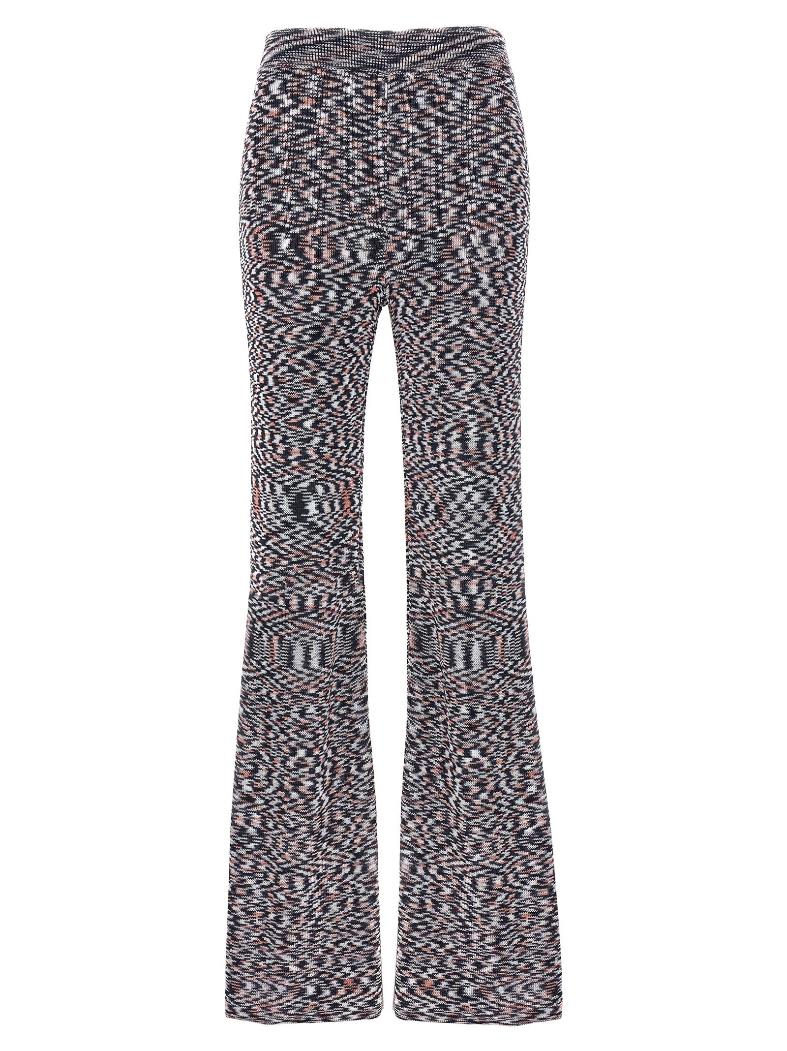 Missoni Multicolor Viscose Flared Pants Missoni