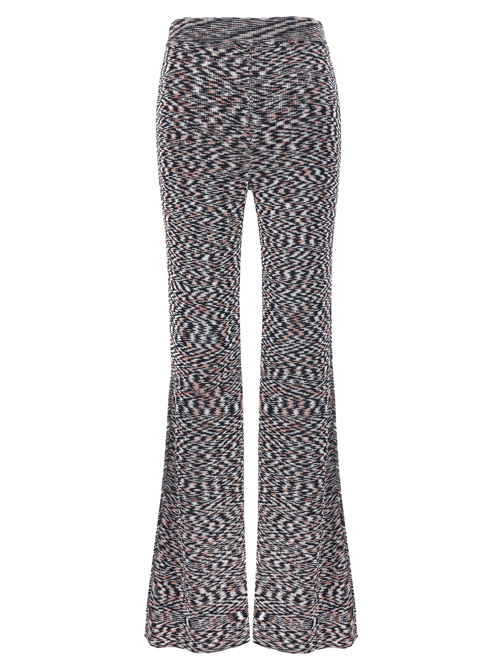 Missoni Multicolor Viscose Flared Pants Missoni