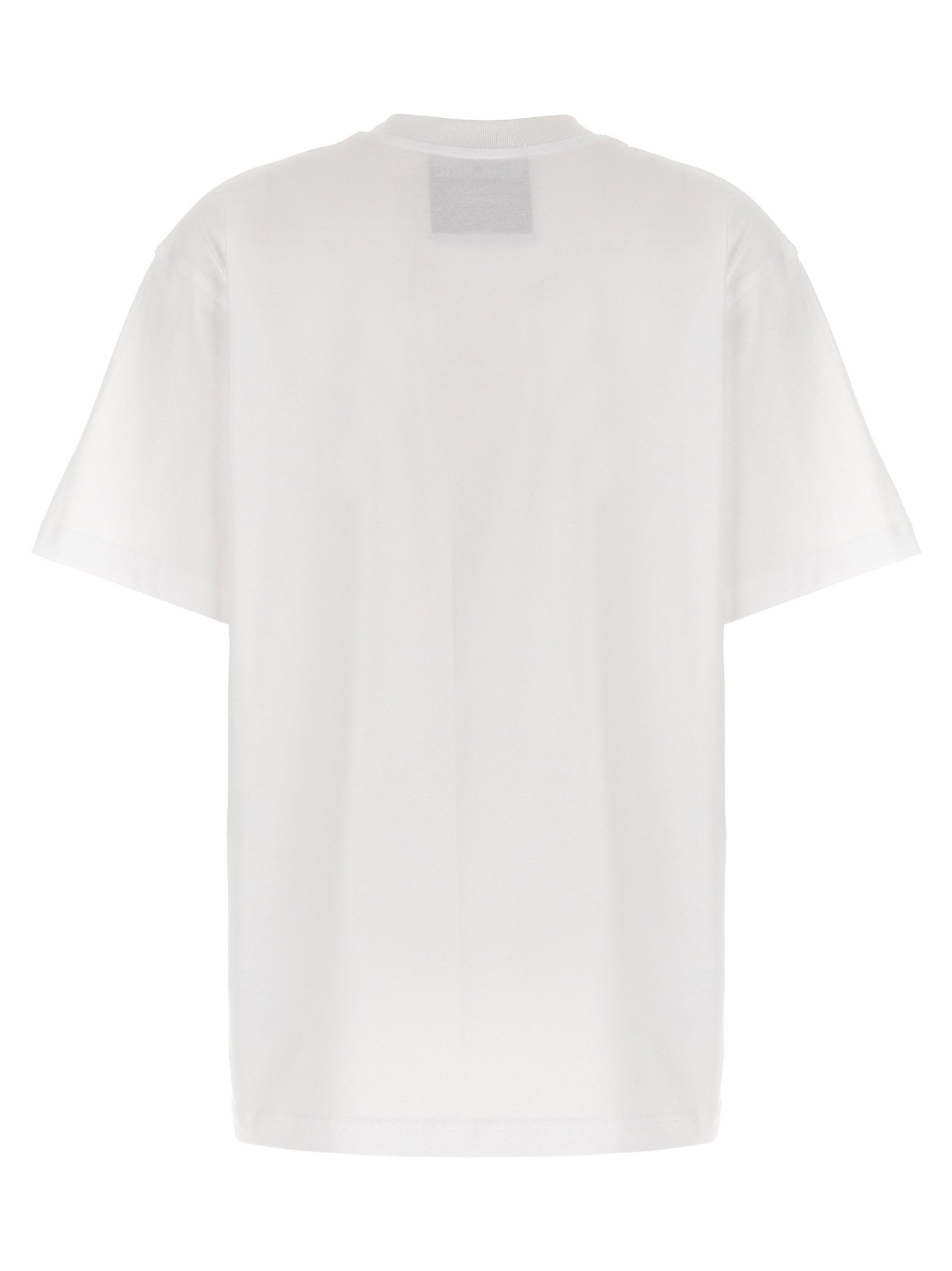 Moschino White Cotton T-Shirt Moschino