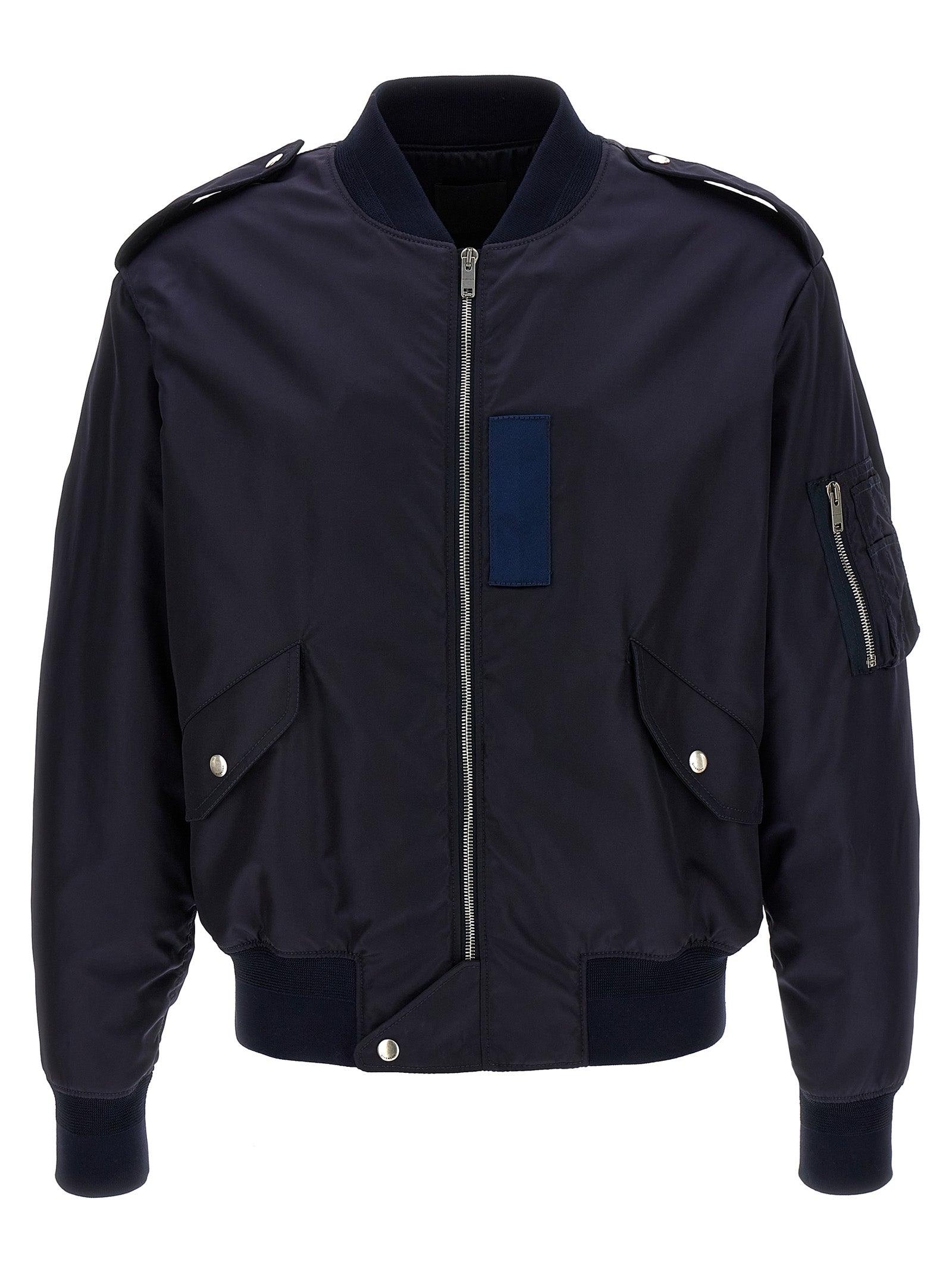 Givenchy Blue Polyamide Bomber Givenchy