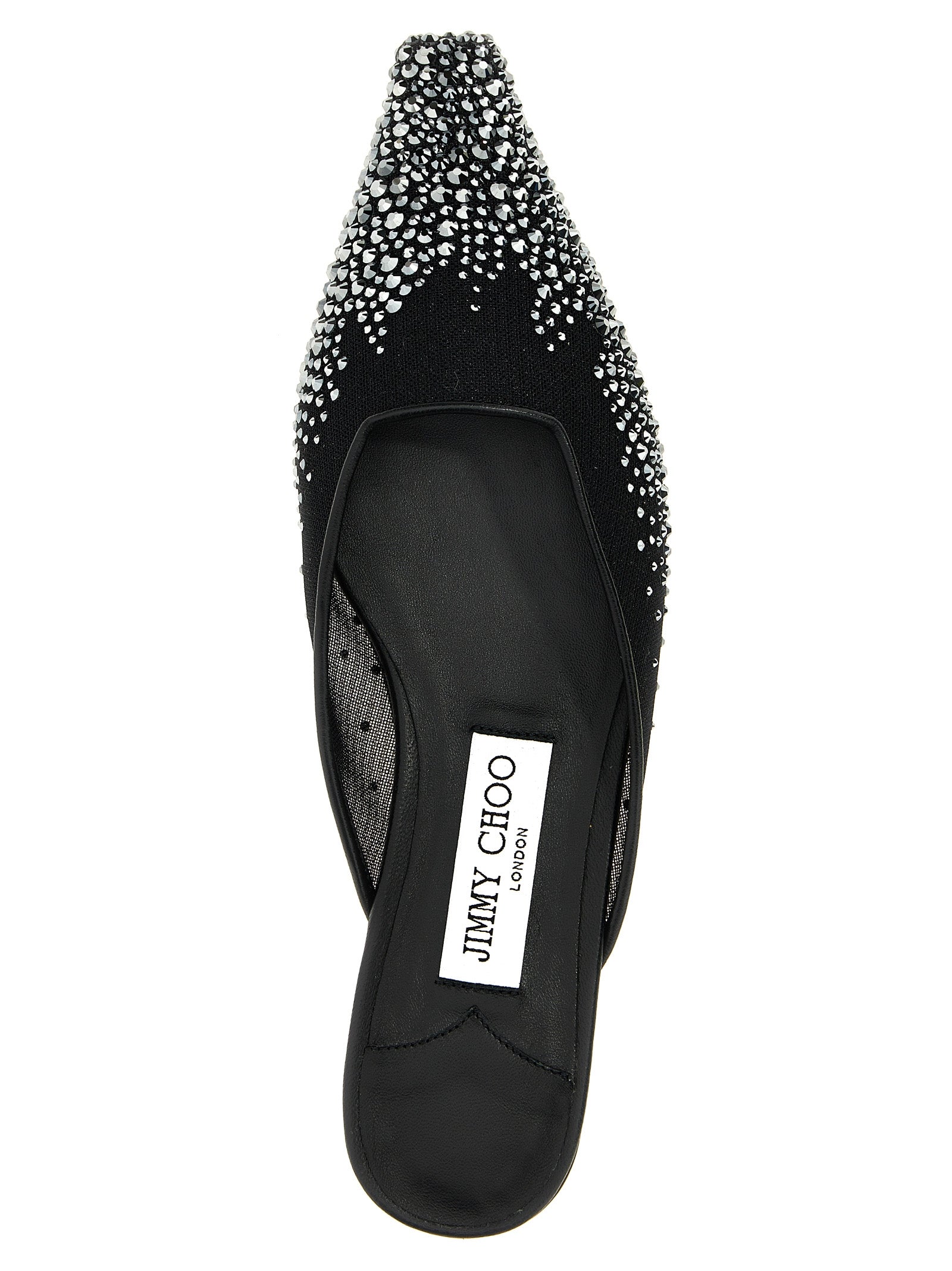 Jimmy Choo Black Textile Mules Jimmy Choo