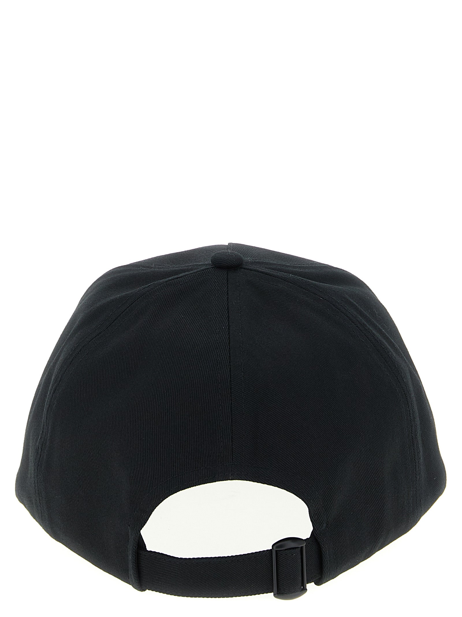 Moncler Black Cotton Cap (Baseball Hat) Moncler