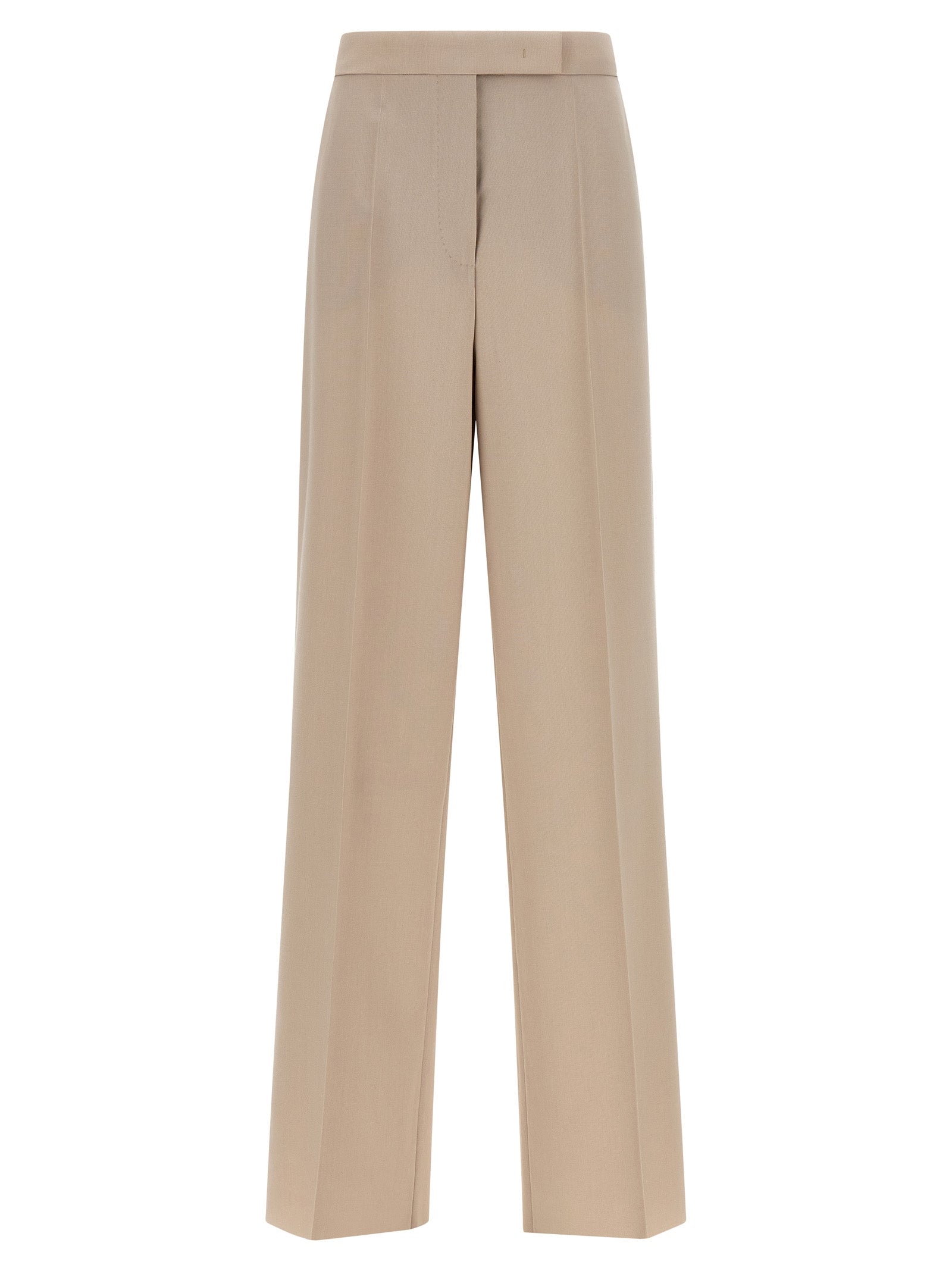Max Mara Beige Virgin Wool Dress Pants Max Mara