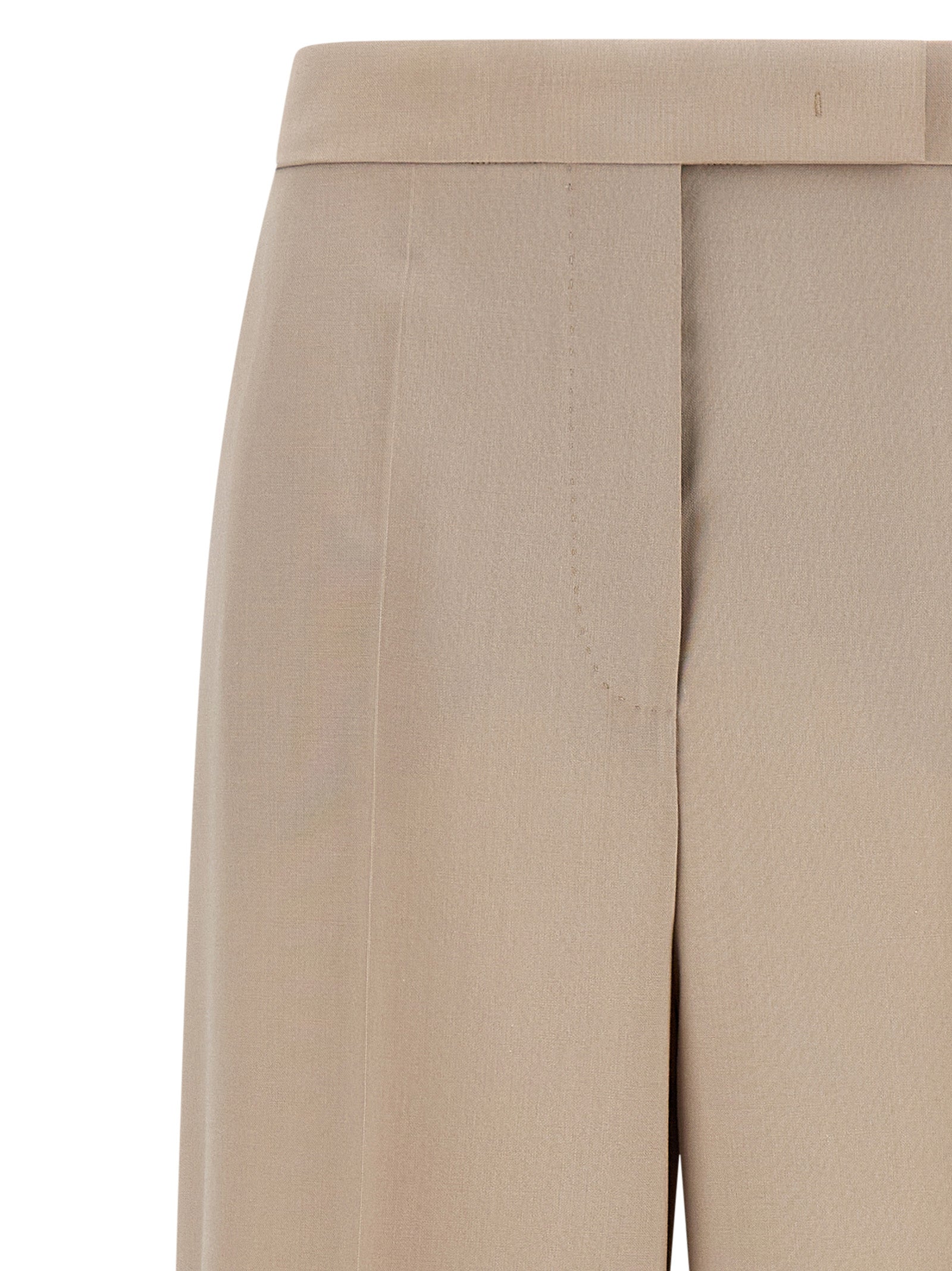 Max Mara Beige Virgin Wool Dress Pants Max Mara