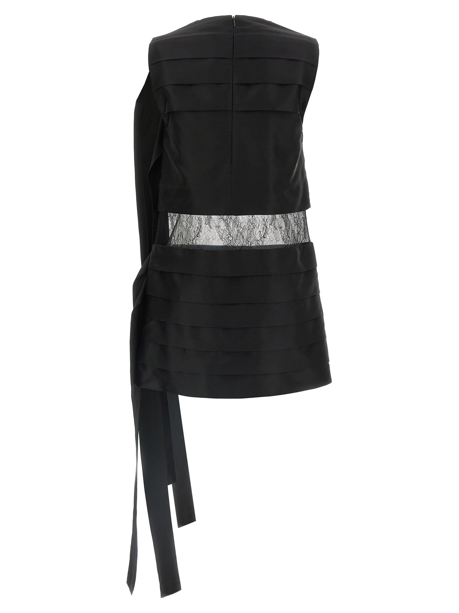 Ferragamo Black Silk Short Dress Ferragamo